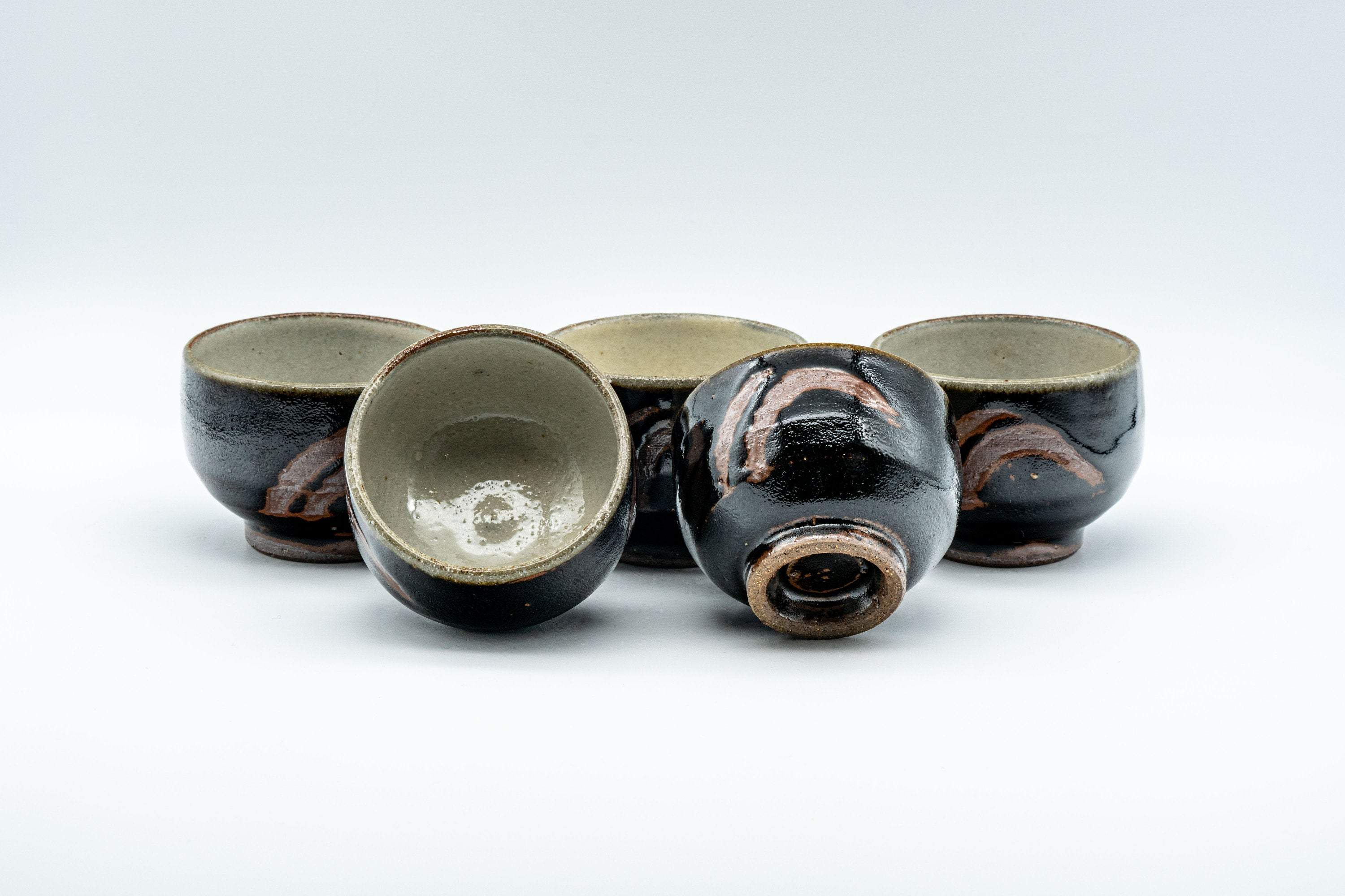 Japanese Tea Set - 陶幸 Do-ake Kyusu with 5 Yunomi - 350ml