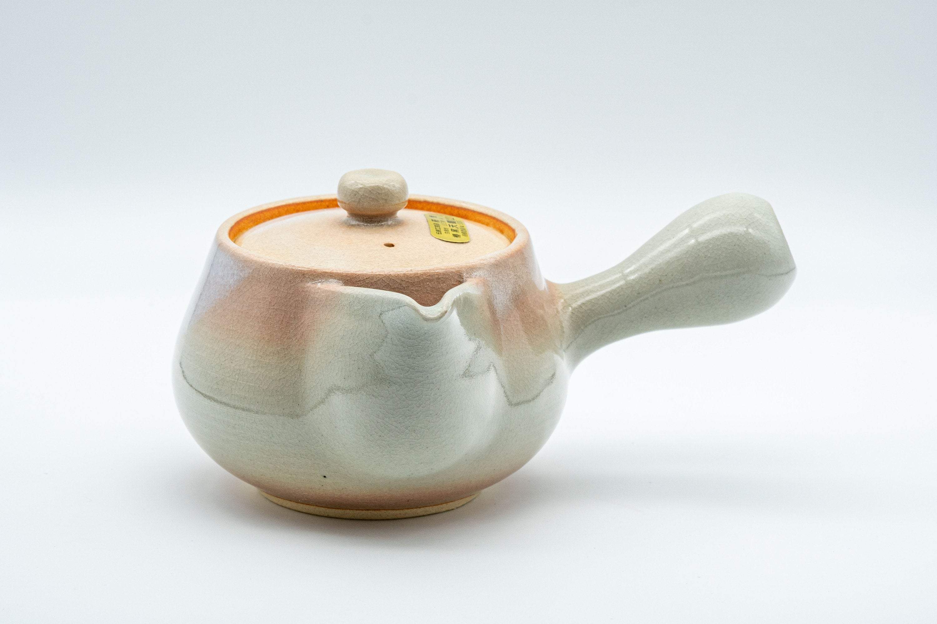 Japanese Kyusu - Tsubaki Kiln (椿窯, 天鵬山) Hagi-yaki Do-ake Teapot - 250ml