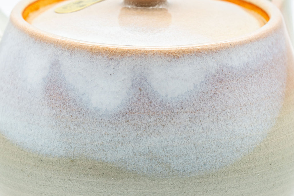Japanese Kyusu - Tsubaki Kiln (椿窯, 天鵬山) Hagi-yaki Do-ake Teapot - 250ml