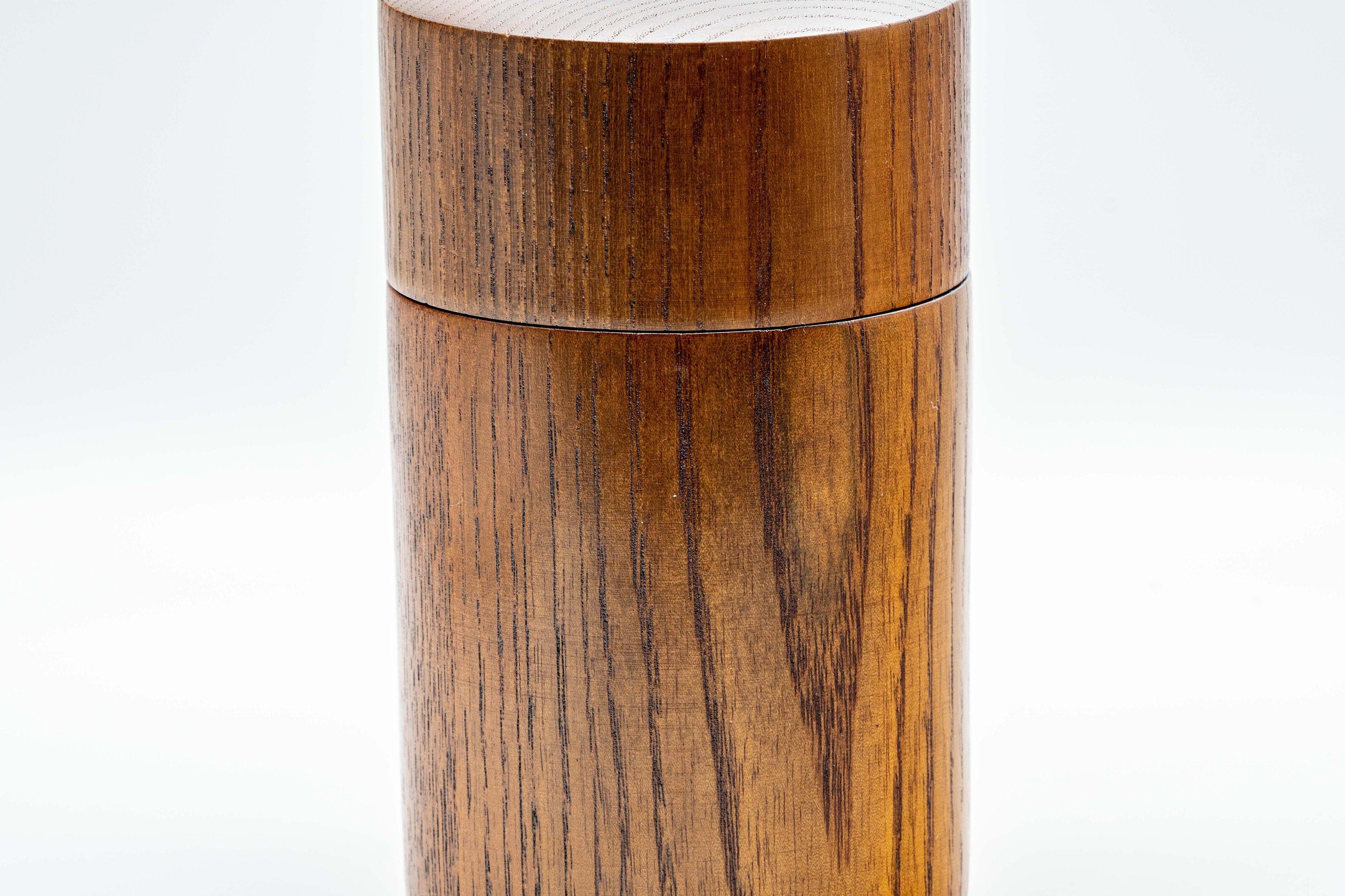 Japanese Chazutsu - Keyaki Zelkova Wooden Tea Canister - 225ml