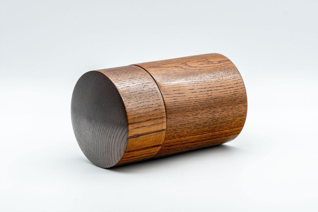 Japanese Chazutsu - Keyaki Zelkova Wooden Tea Canister - 225ml