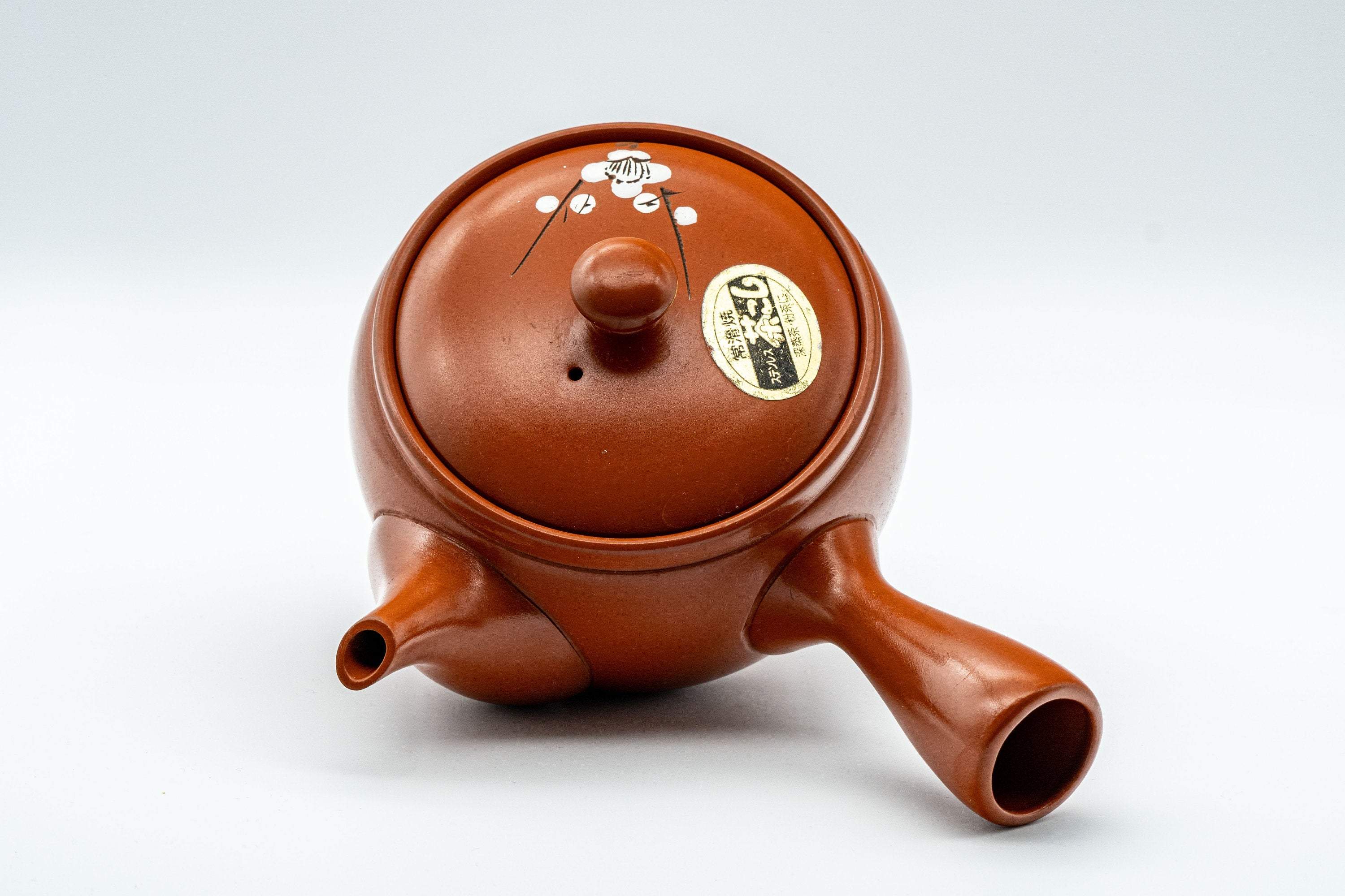 Japanese Kyusu - Sakura Cherry Blossoms Tokoname-yaki Debeso Teapot - 330ml