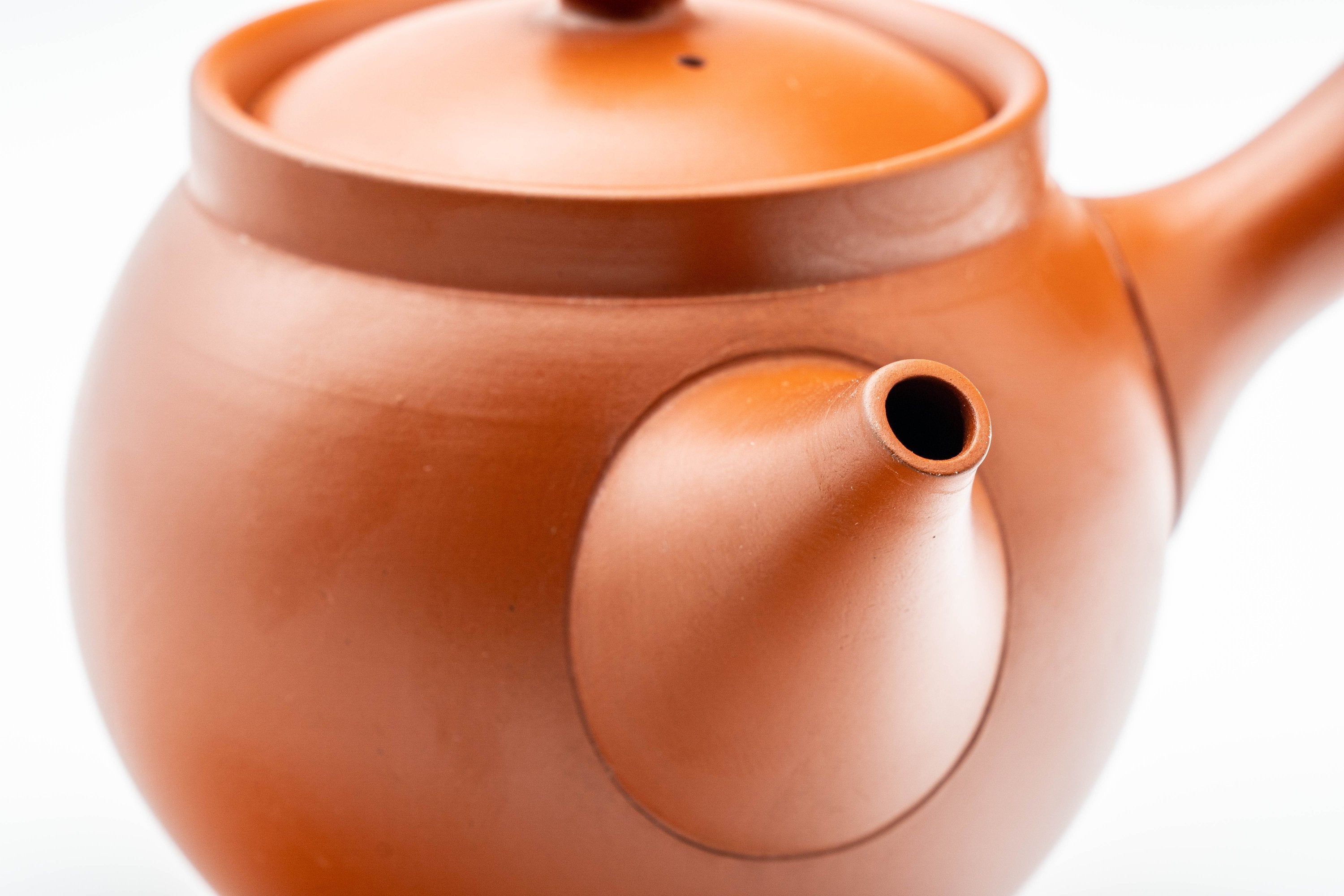 Japanese Kyusu - 福仙 Fukusen Suzuki Maru-gata Tokoname-yaki Debeso Teapot - 230ml