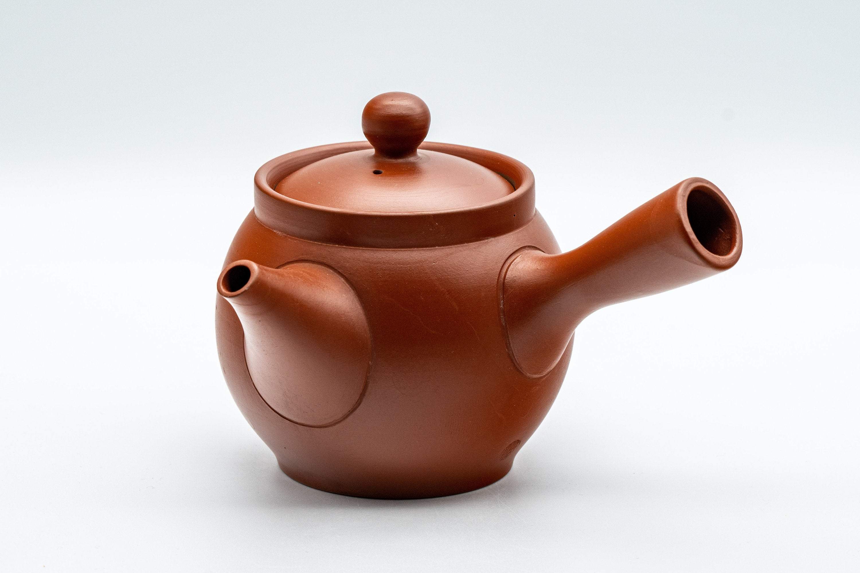 Japanese Kyusu - 福仙 Fukusen Suzuki Maru-gata Tokoname-yaki Debeso Teapot - 230ml