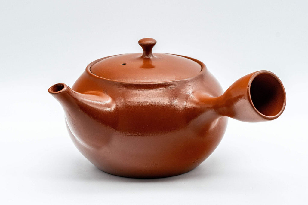 Japanese Kyusu - Large Calligraphy Tokoname-yaki Teapot - 450ml