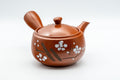Japanese Kyusu - Plum Blossoms Tokoname-yaki Teapot - 350ml
