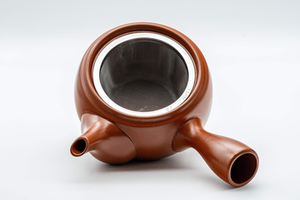 Japanese Kyusu - Plum Blossoms Tokoname-yaki Teapot - 350ml