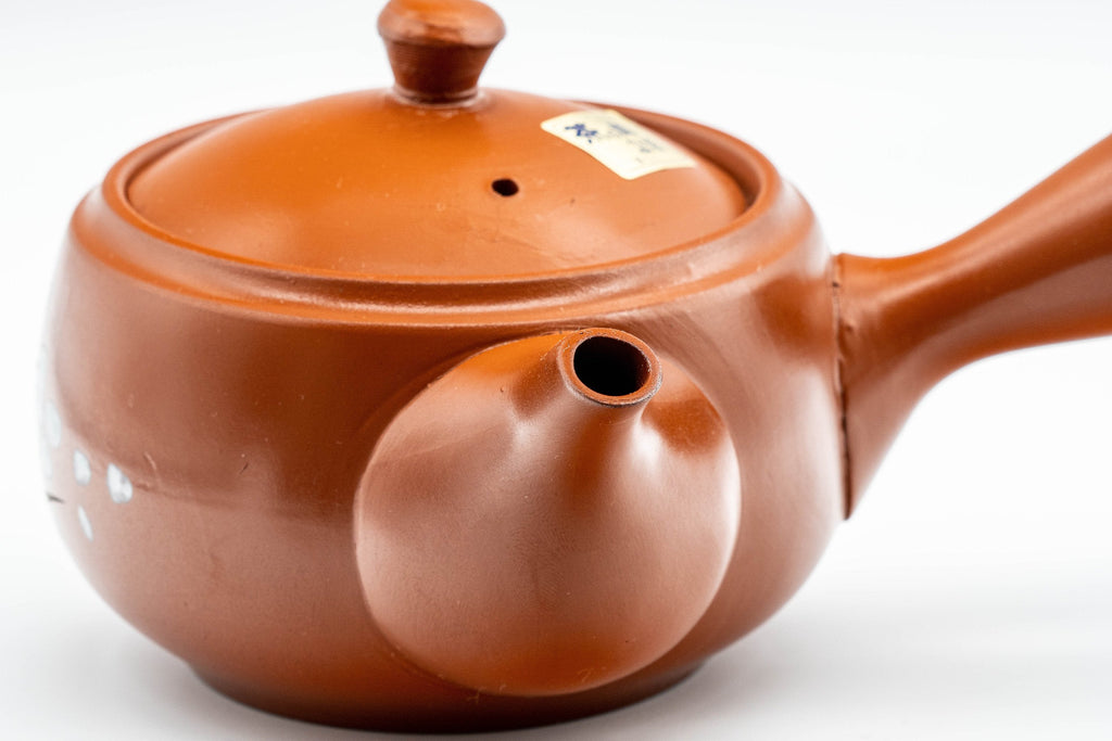 Japanese Kyusu - Plum Blossoms Tokoname-yaki Teapot - 350ml