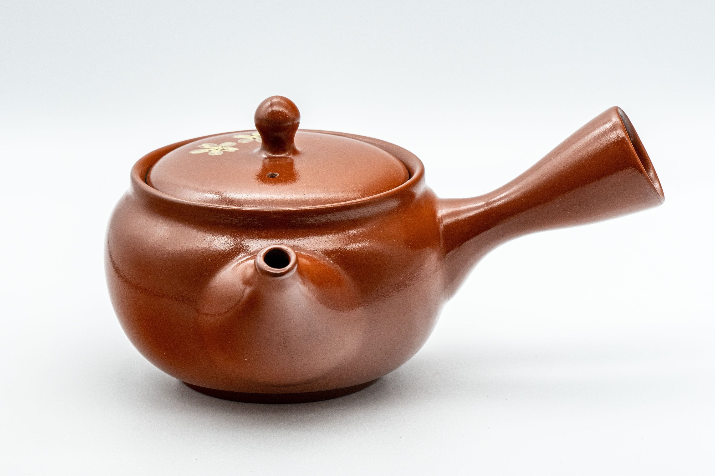 Japanese Kyusu - 宗山窯 Sakura Tokoname-yaki Obi-ami Teapot - 330ml