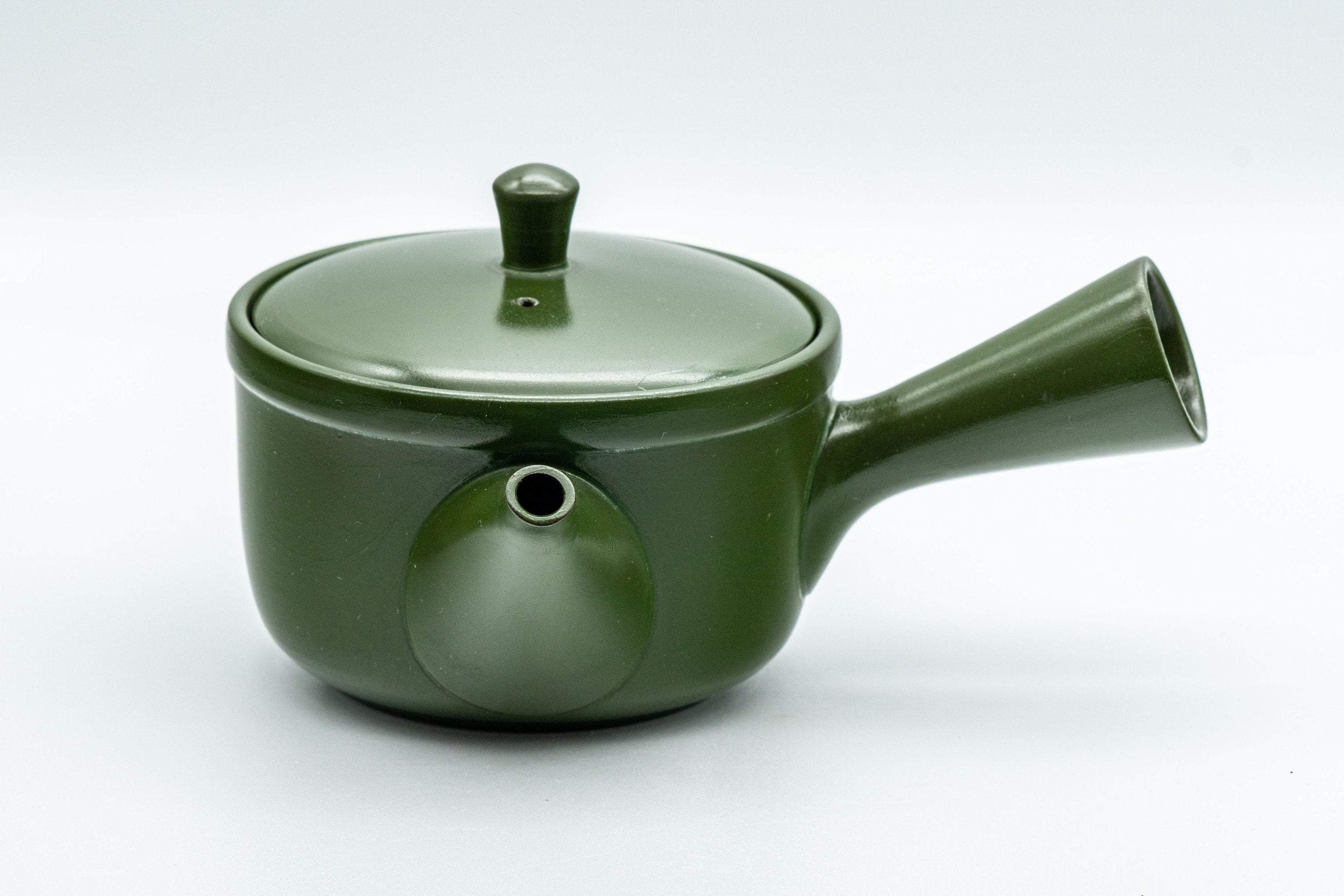 Japanese Kyusu - 芳山 Green Ryokudei Tokoname-yaki Teapot - 230ml