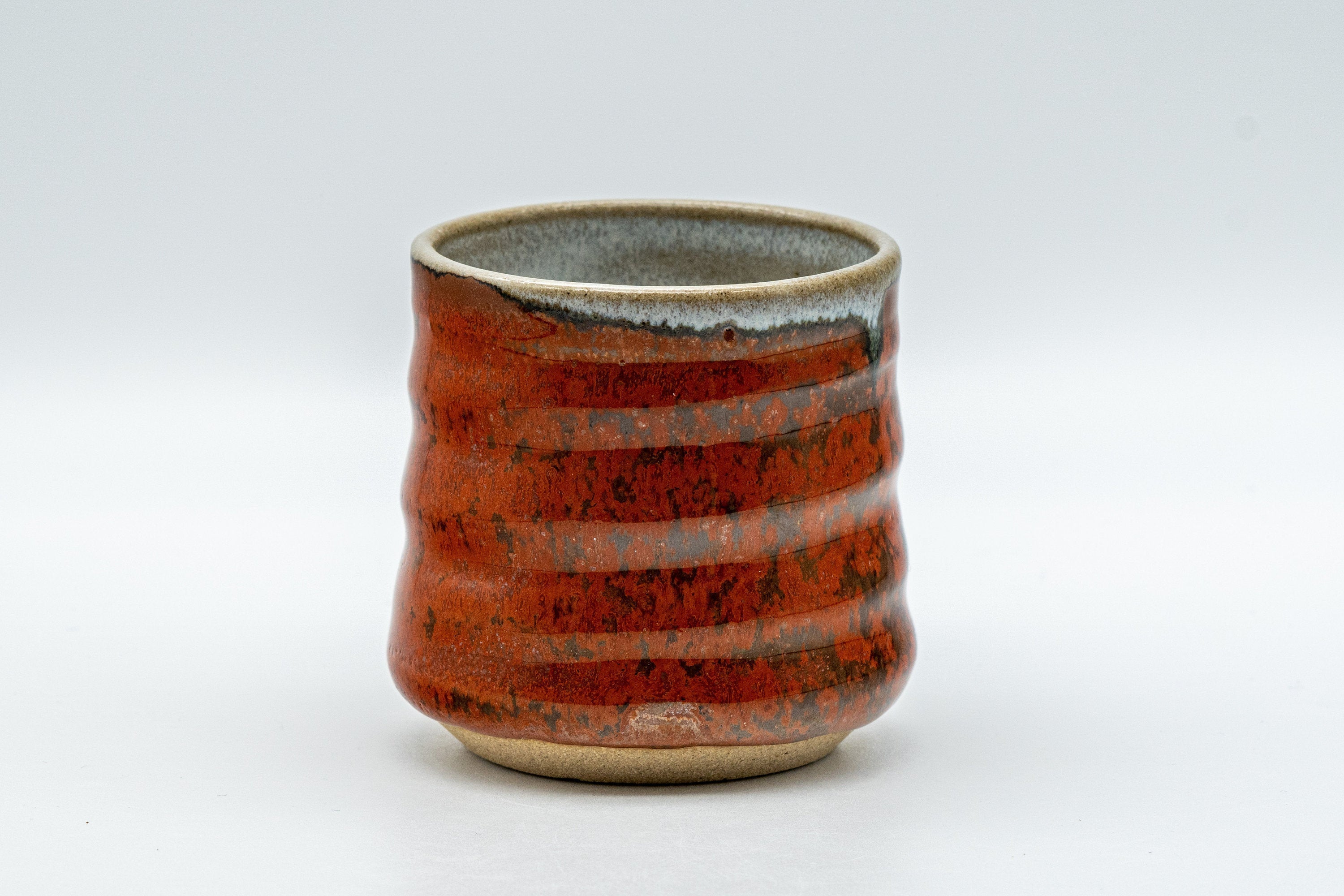 Japanese Teacup - Speckled Glaze Spiral Yunomi - 120ml