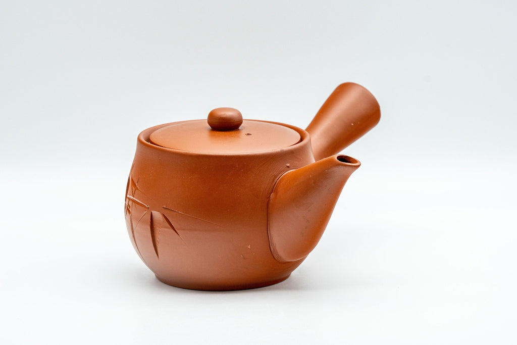 Japanese Kyusu - Bamboo Tokoname-yaki Teapot - 300ml