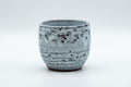 Japanese Teacup - White Glazed Spiral Yunomi - 125ml