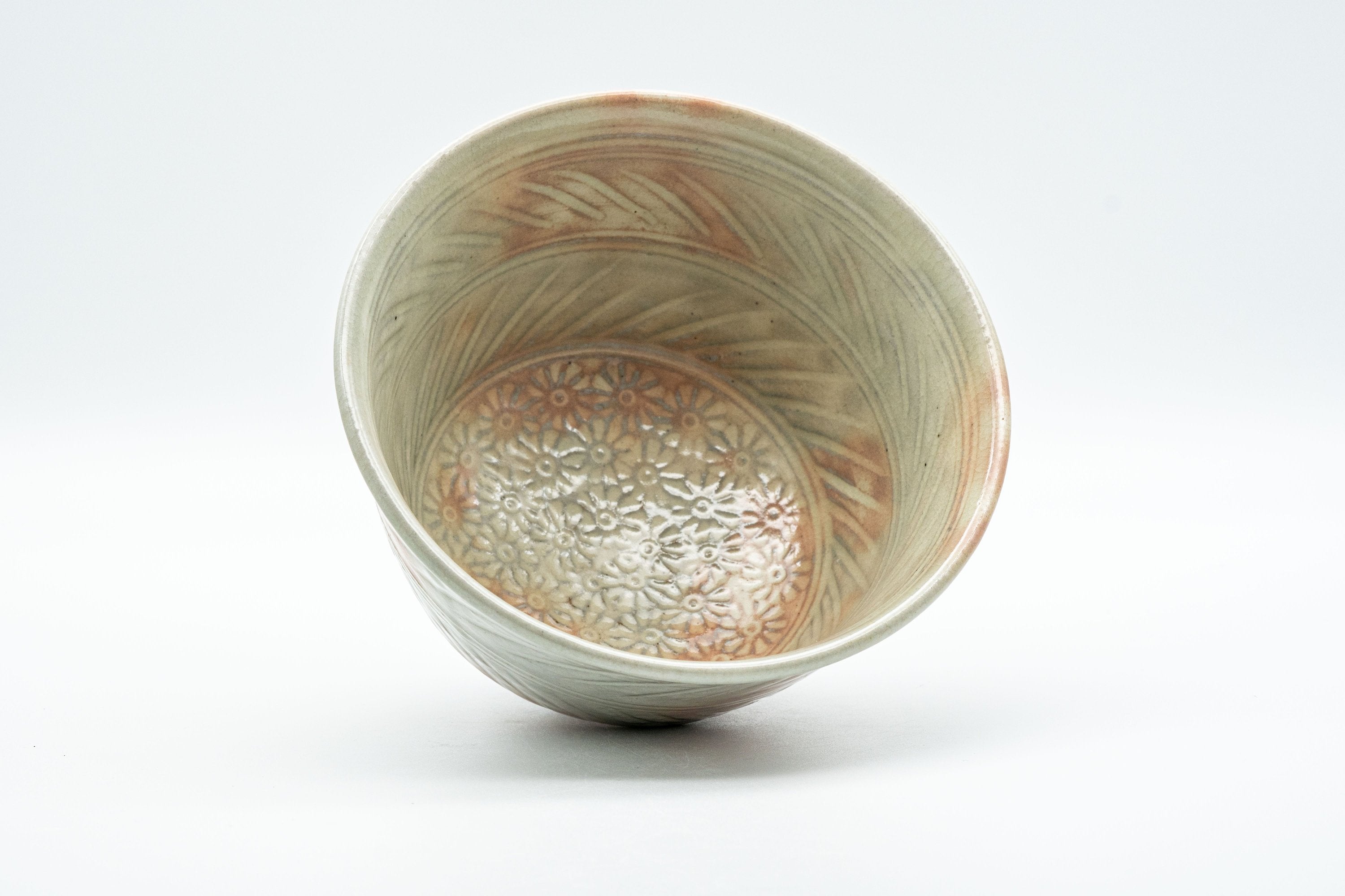 Japanese Matcha Bowl - Gohonte Hatazori-gata Kyo-yaki Chawan - 350ml