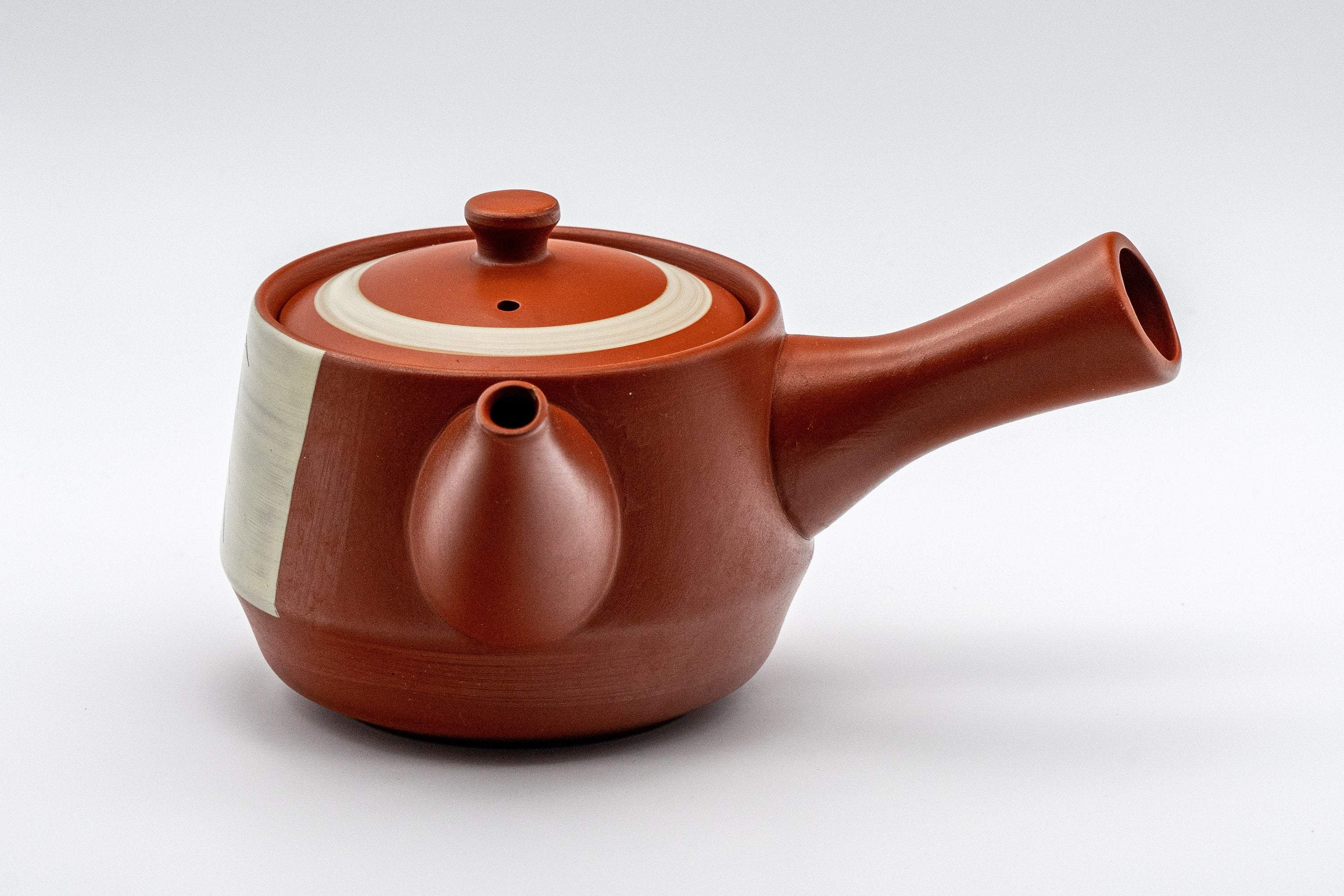 Japanese Kyusu - Tokoname-yaki Teapot with Bamboo Scene - 300ml