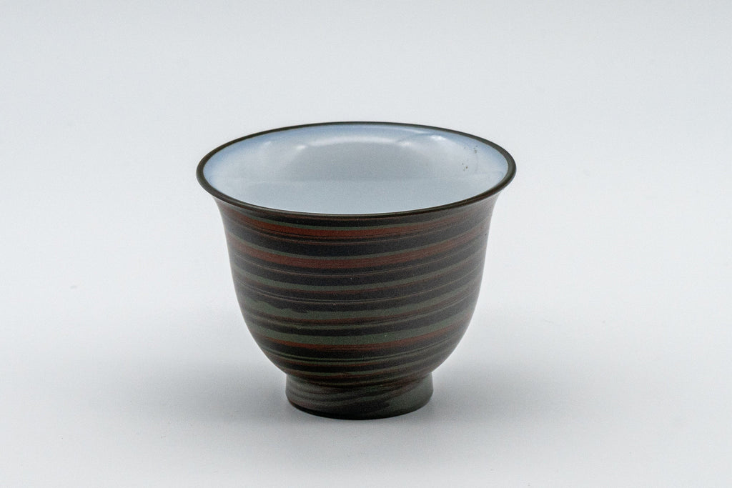 Japanese Teacup - Nerikomi Spiralled Senchawan - 55ml