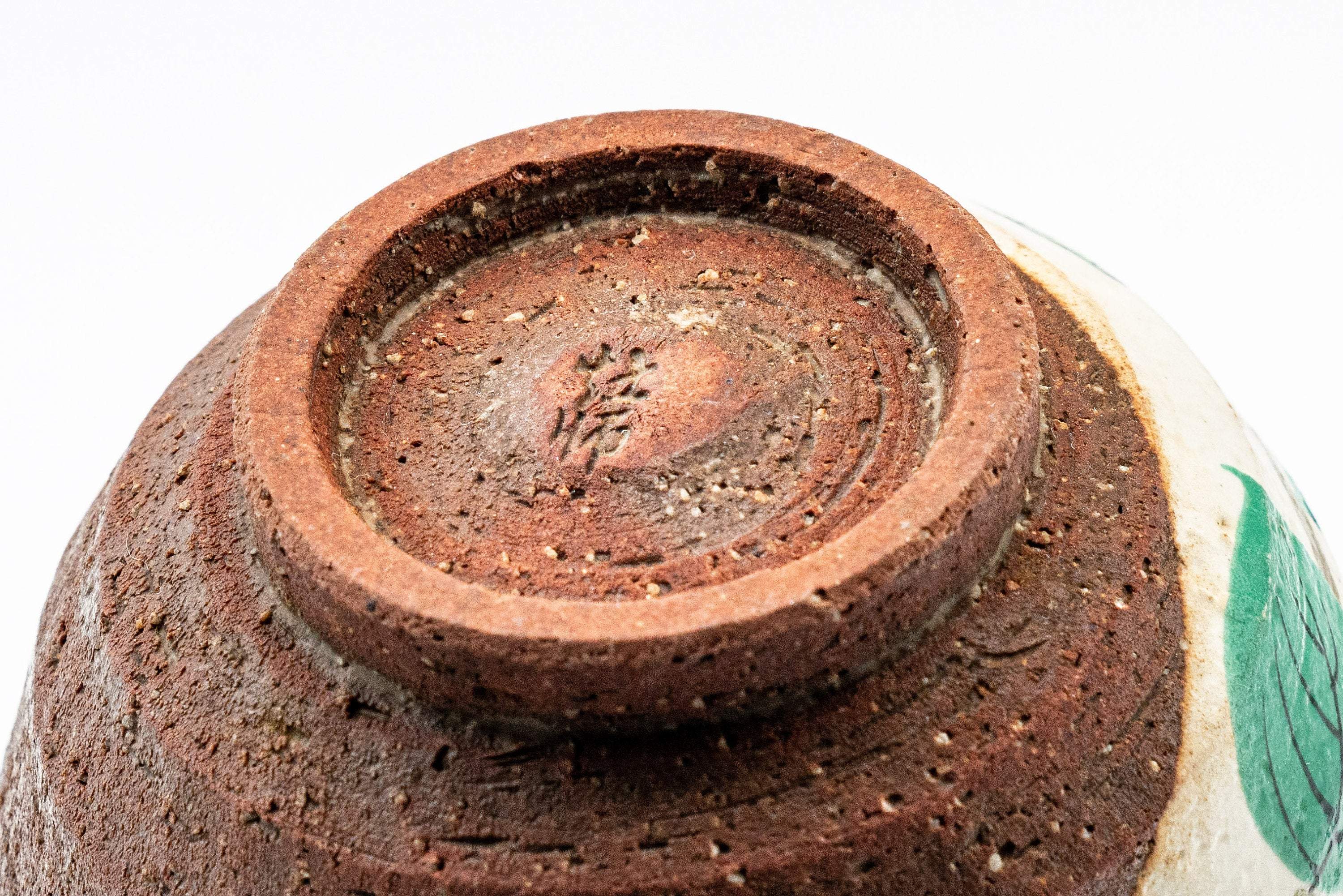 Japanese Teacup - Floral Stoneware Yunomi - 160ml
