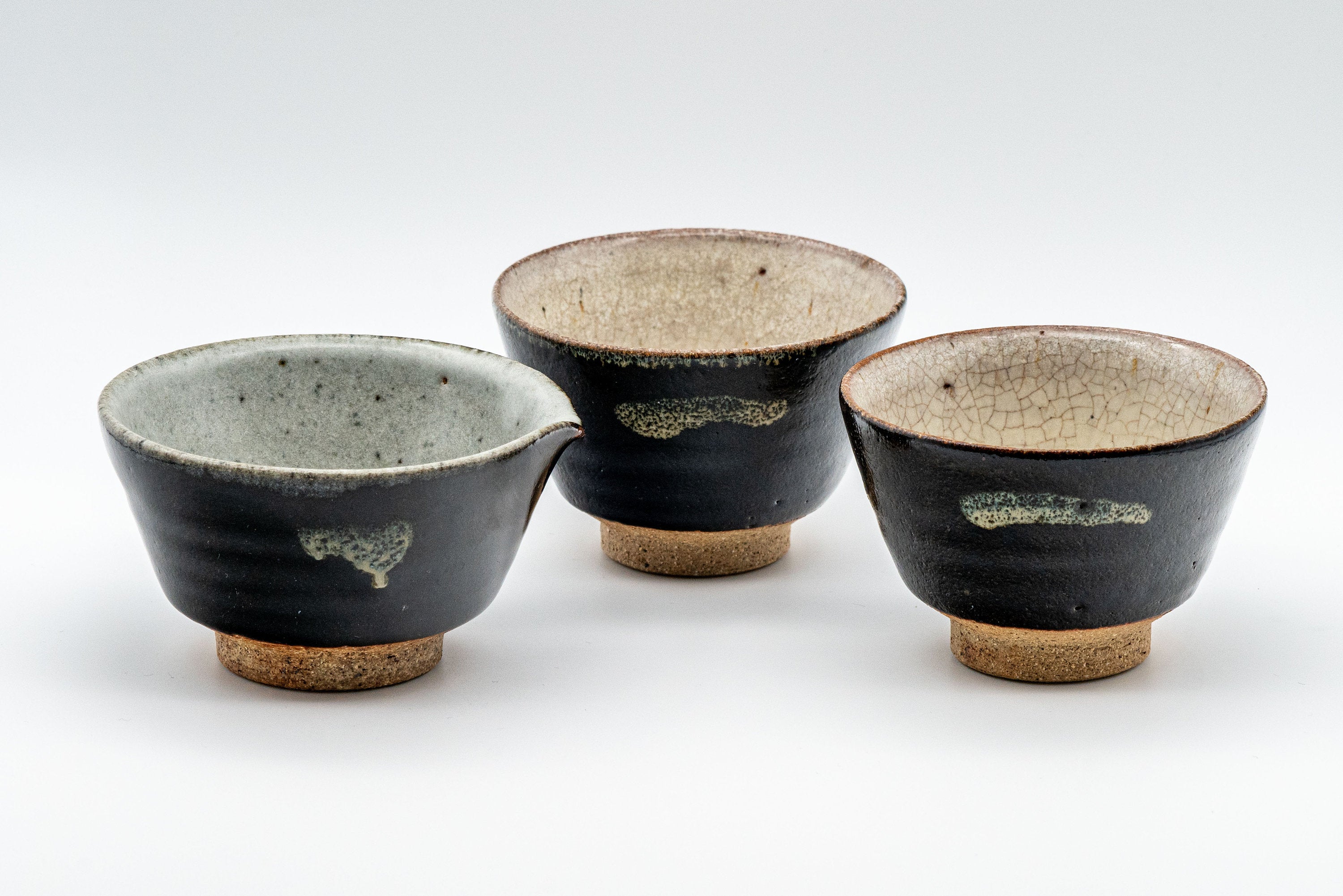 Japanese Tea Set - Katakuchi Water Cooler with 2 Yunomi Tea cups - 110ml