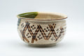 Japanese Kensui - Drip Glazed Oribe-yaki Water Bowl - 600ml