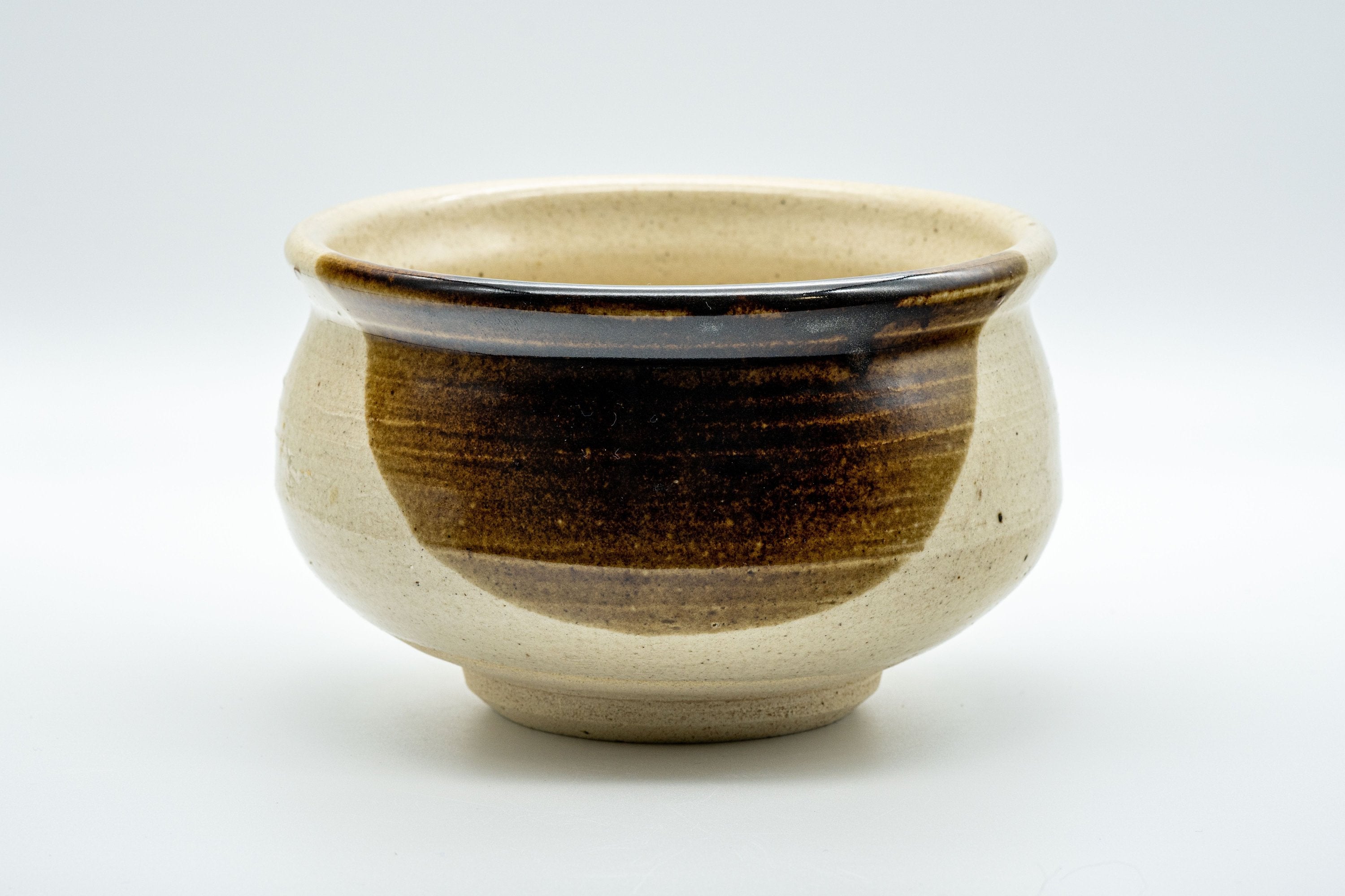 Japanese Kensui - Brown Glazed Water Bowl  - 650ml