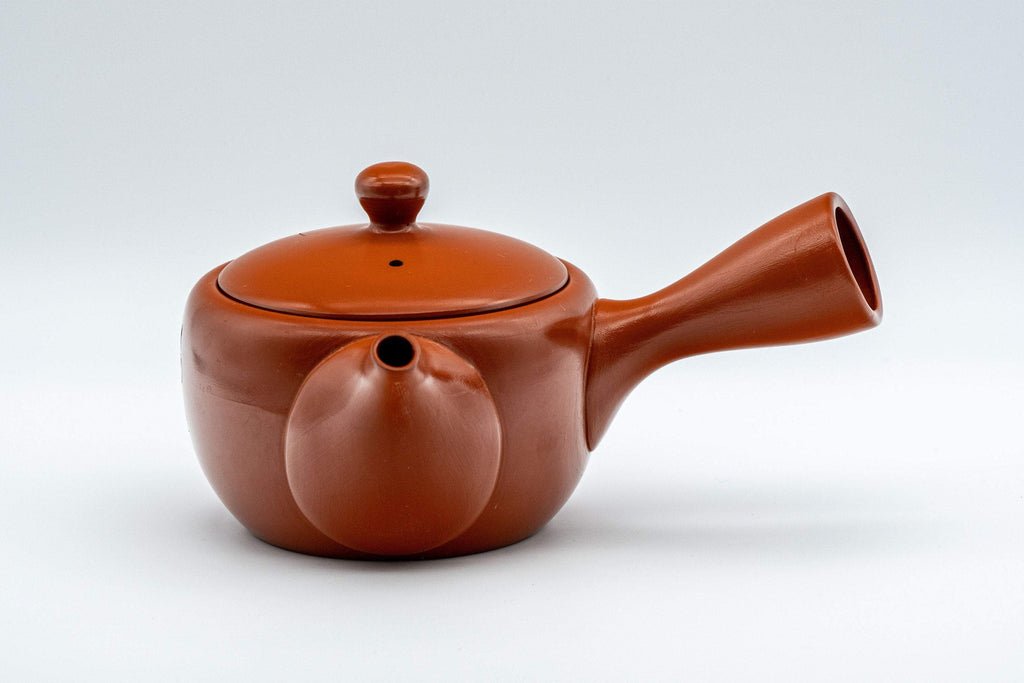Japanese Kyusu - 福仙窯 Floral Kanji Tokoname-yaki Teapot - 230ml