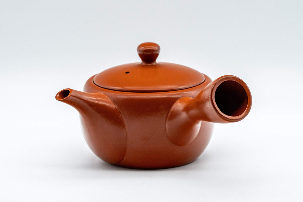 Japanese Kyusu - 福仙窯 Floral Kanji Tokoname-yaki Teapot - 230ml