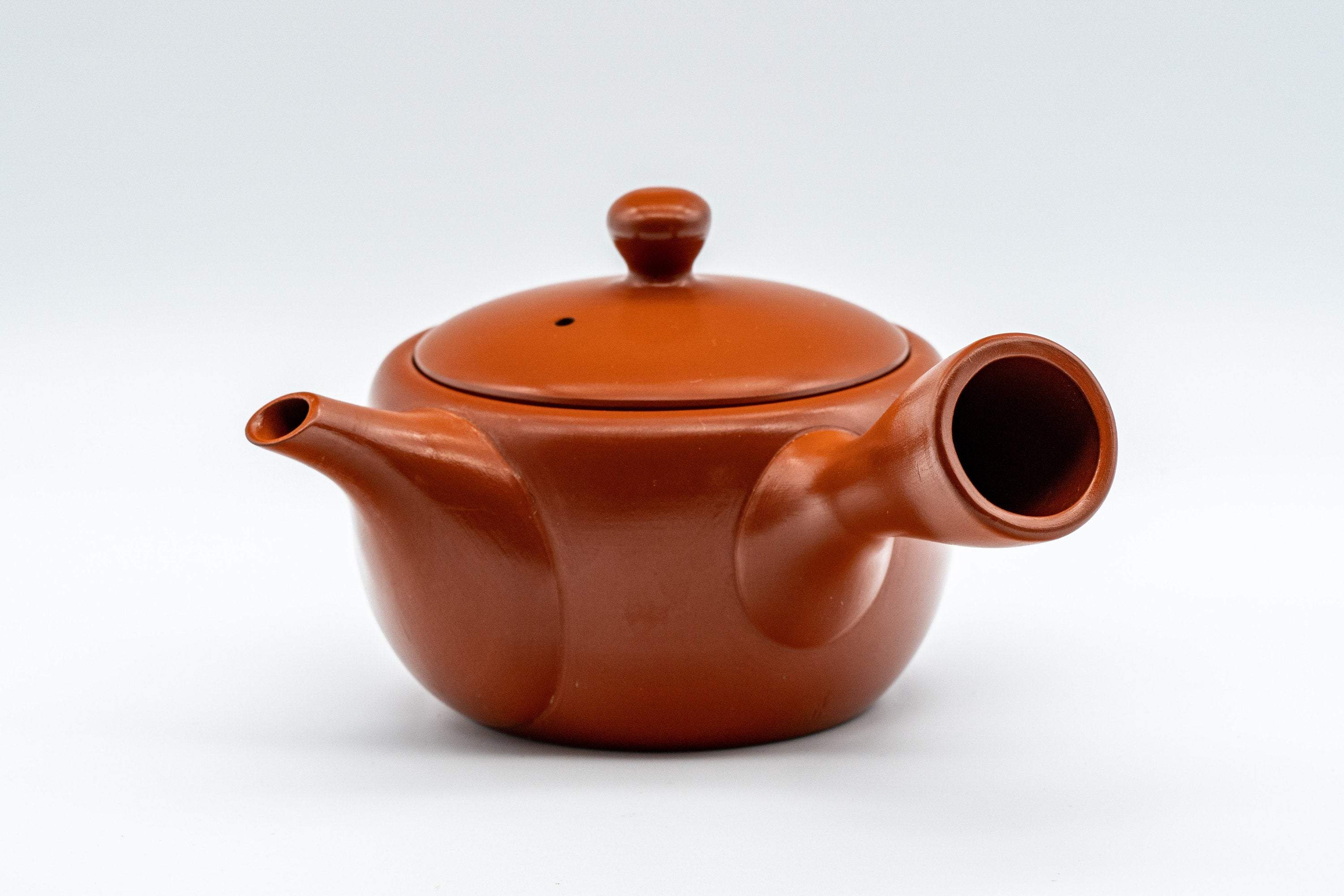 Japanese Kyusu - 福仙窯 Floral Kanji Tokoname-yaki Teapot - 230ml