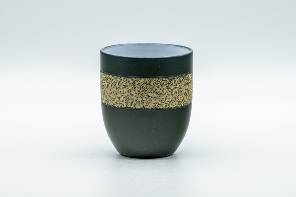Japanese Teacups - Set of 3 Green Ryokudei Tokoname-yaki Yunomi - 130ml
