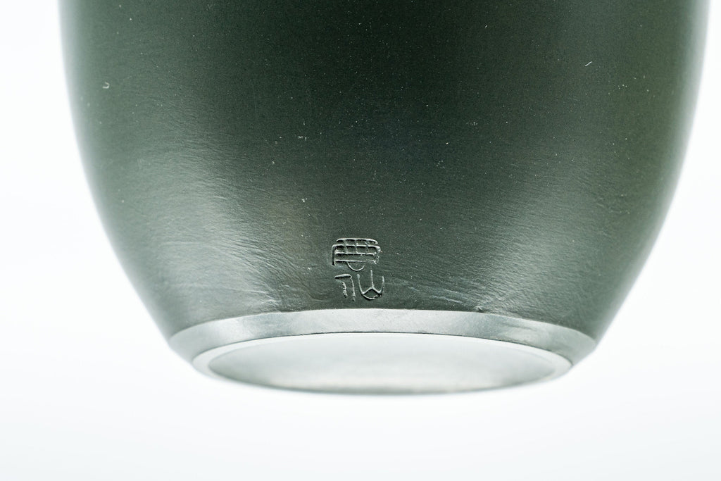 Japanese Teacups - Pair of Green Ryokudei Tokoname-yaki Yunomi - 130ml