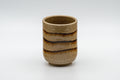 Japanese Teacup - Crazed Glazed Tsutsu-gata Yunomi - 160ml