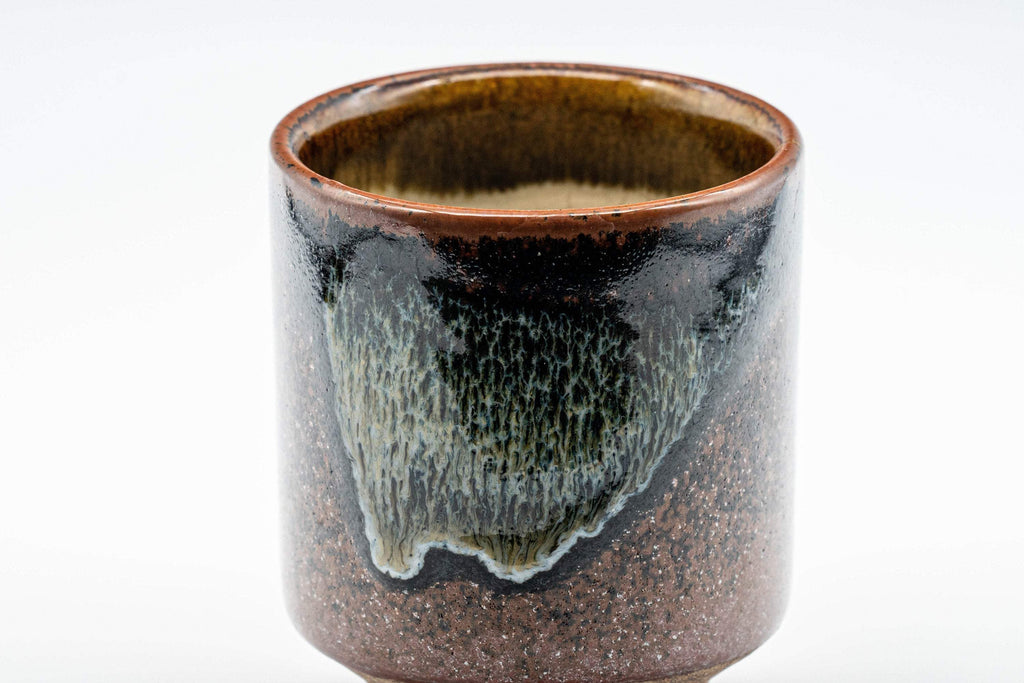 Japanese Teacup - Drip Glazed Tsutsu-gata Koishiwara-yaki Yunomi - 135ml