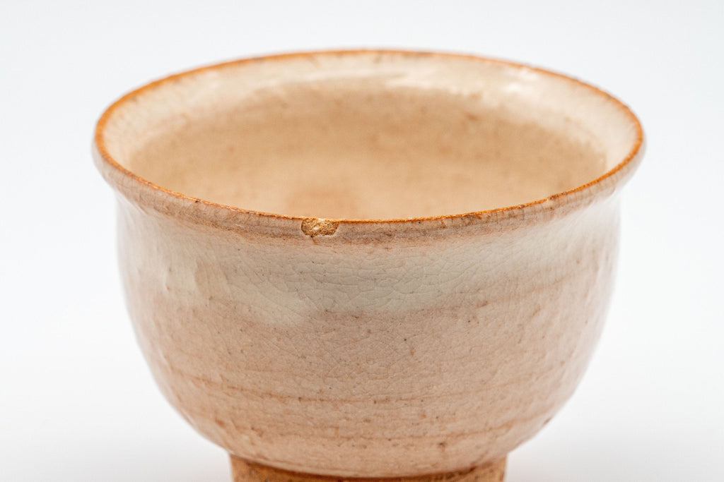 Japanese Teacups - Pair of Hagi-yaki Yunomi - 110ml