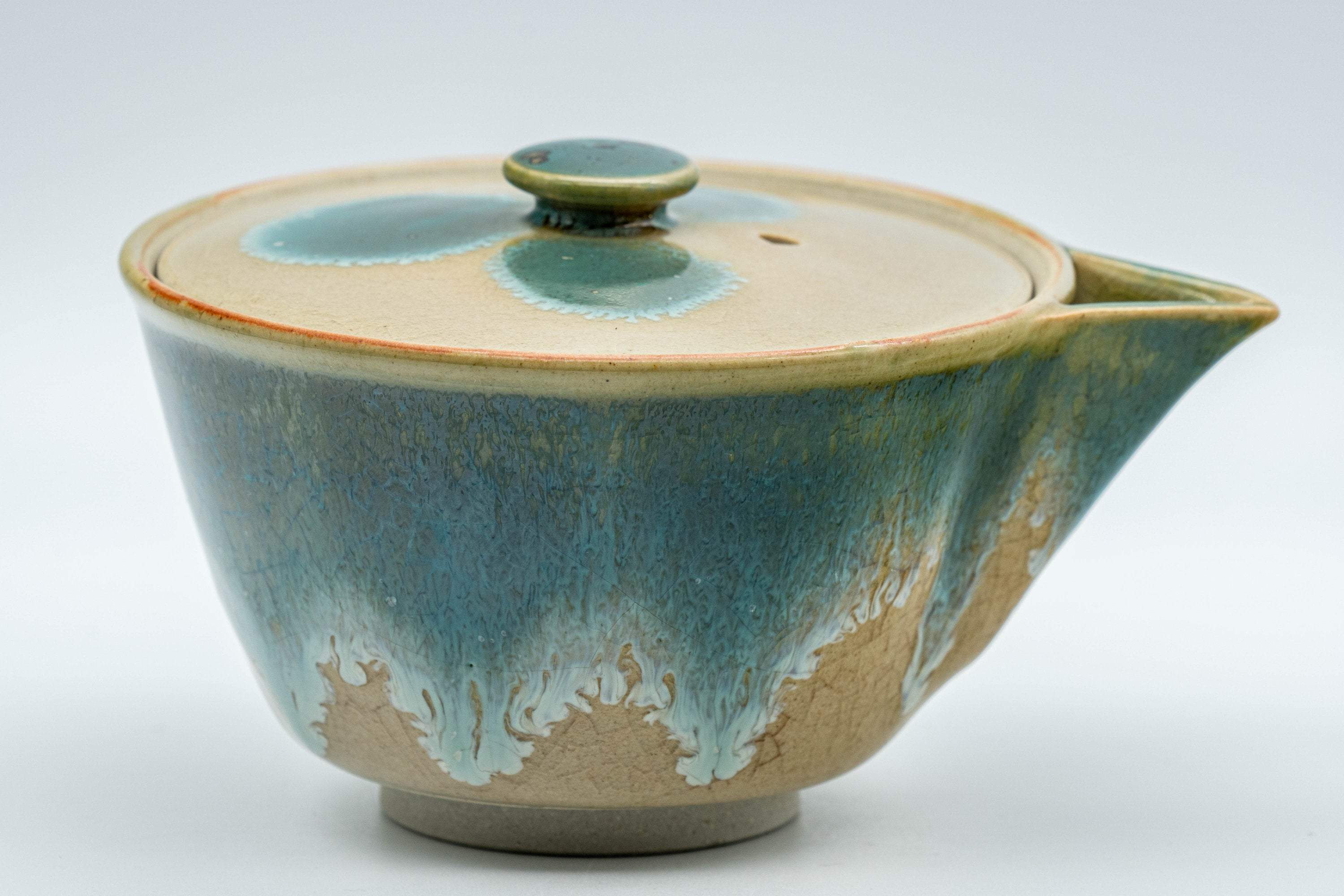 Japanese Houhin - Agano-yaki Blue-green Drip Glaze- 150ml