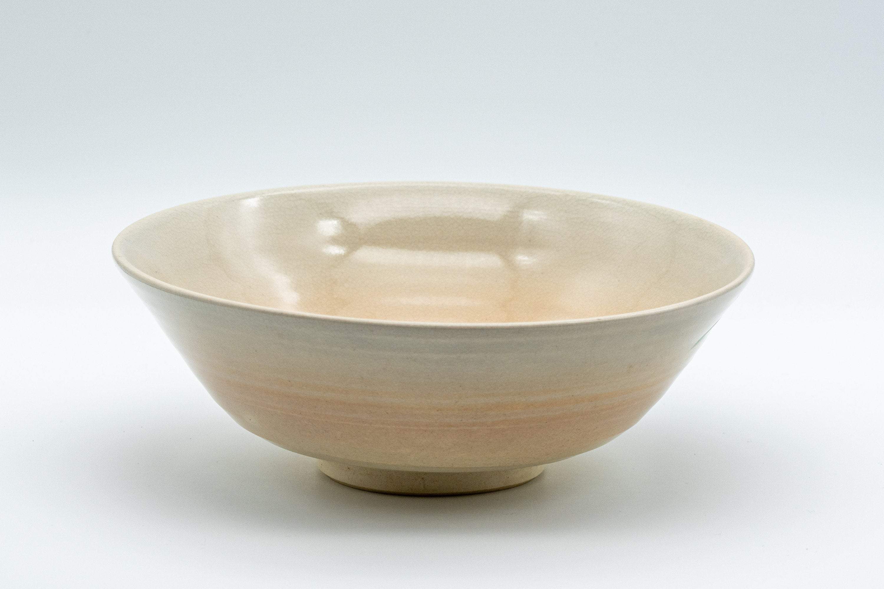 Japanese Matcha Bowl - Floral Hira-gata Summer Chawan - 300ml