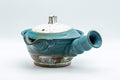 Japanese Kyusu - Large Blue White Unique Do-ake Teapot - 350ml