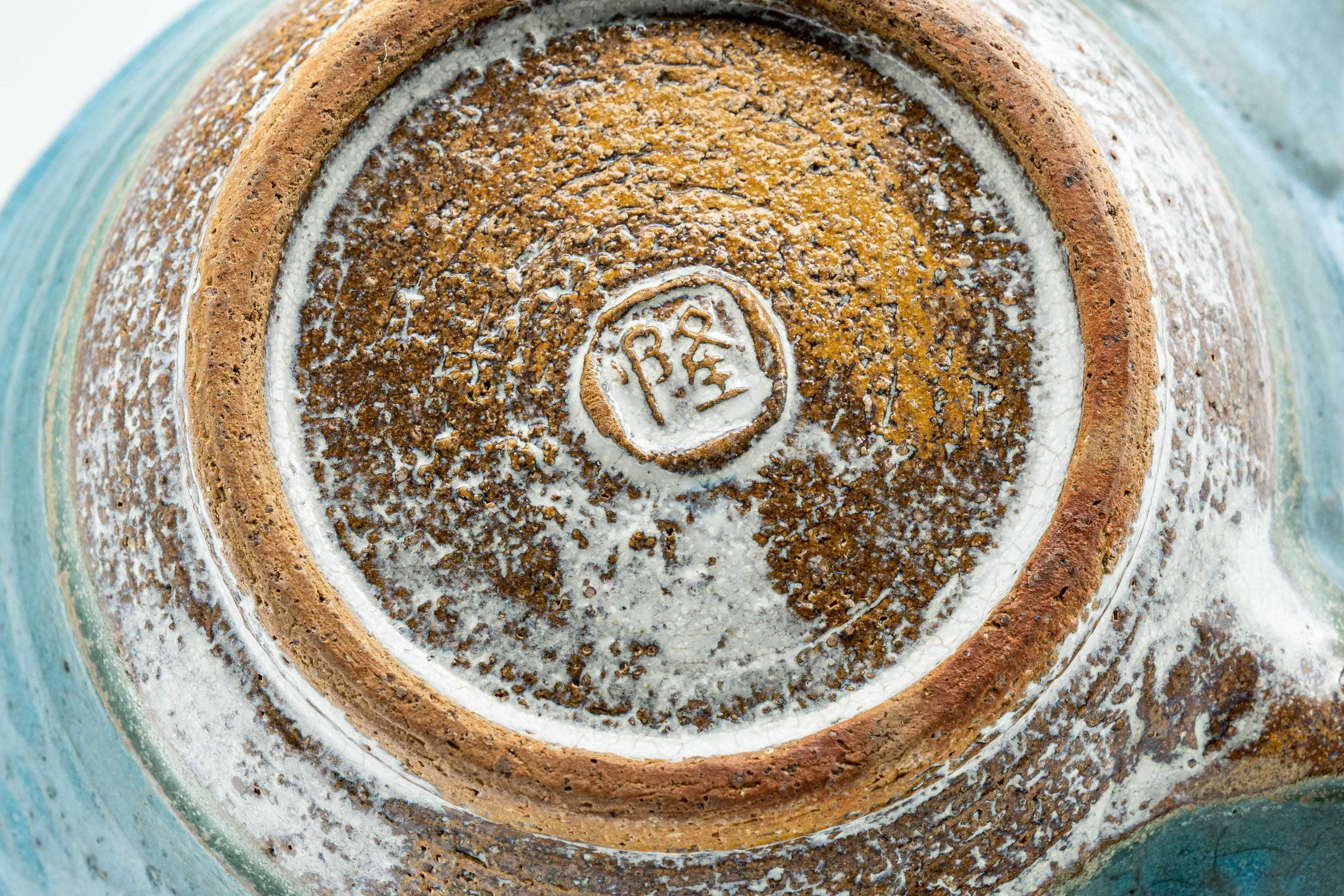 Japanese Kyusu - Large Blue White Unique Do-ake Teapot - 350ml
