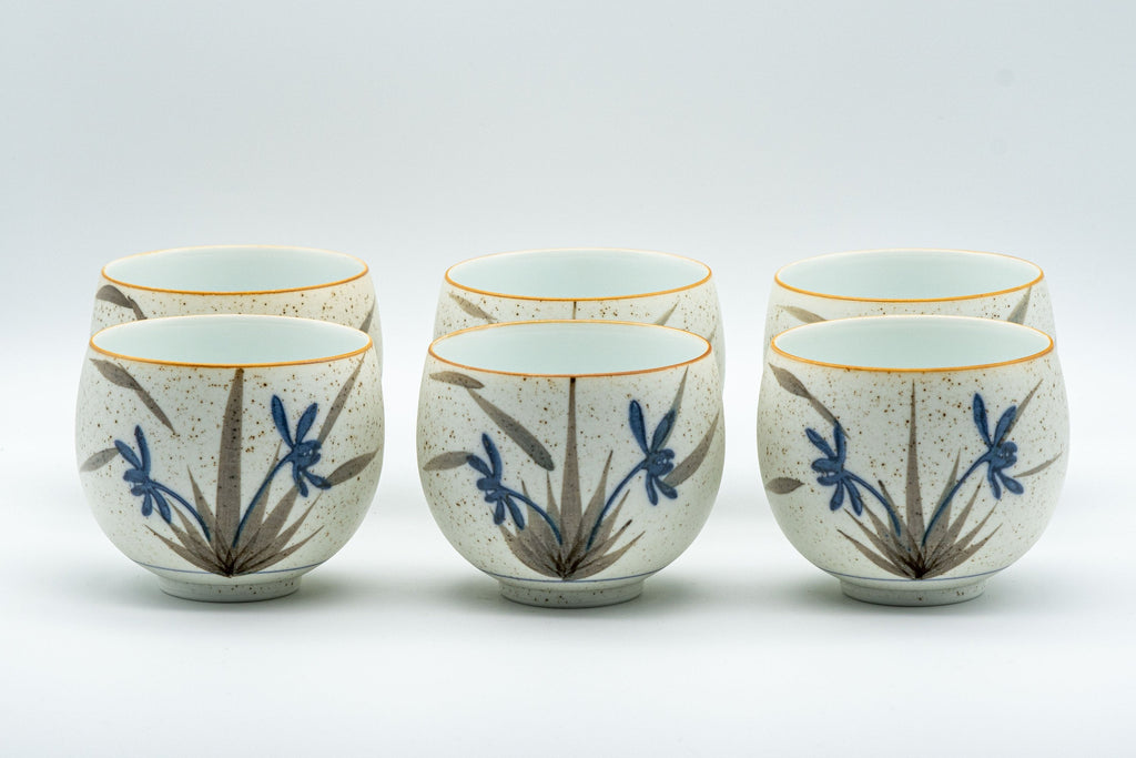Japanese Tea Set - 西峰窯 Arita-yaki Porcelain Dobin Teapot with 6 Cups - Nishimine Kiln
