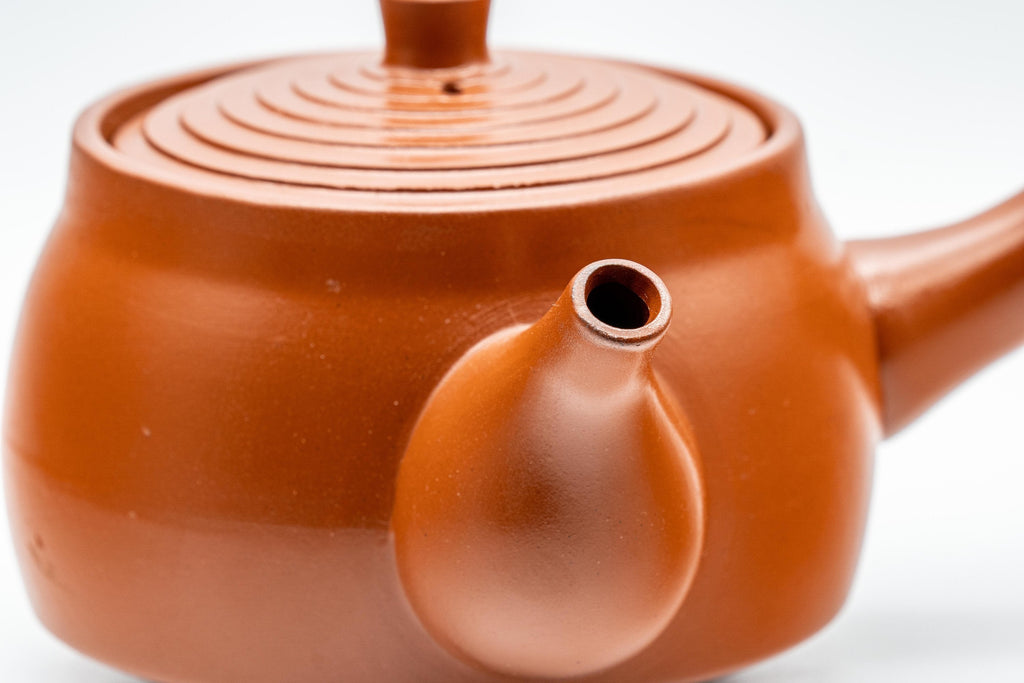 Japanese Tea Set - Tokoname-yaki Debeso Kyusu with 5 Yunomi