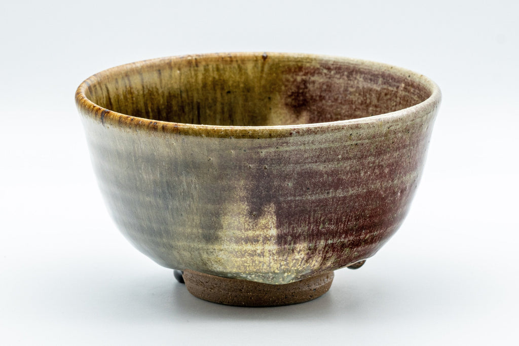 Japanese Matcha Bowl - Hare's Fur Drip Glazed Wan-nari Chawan - 400ml