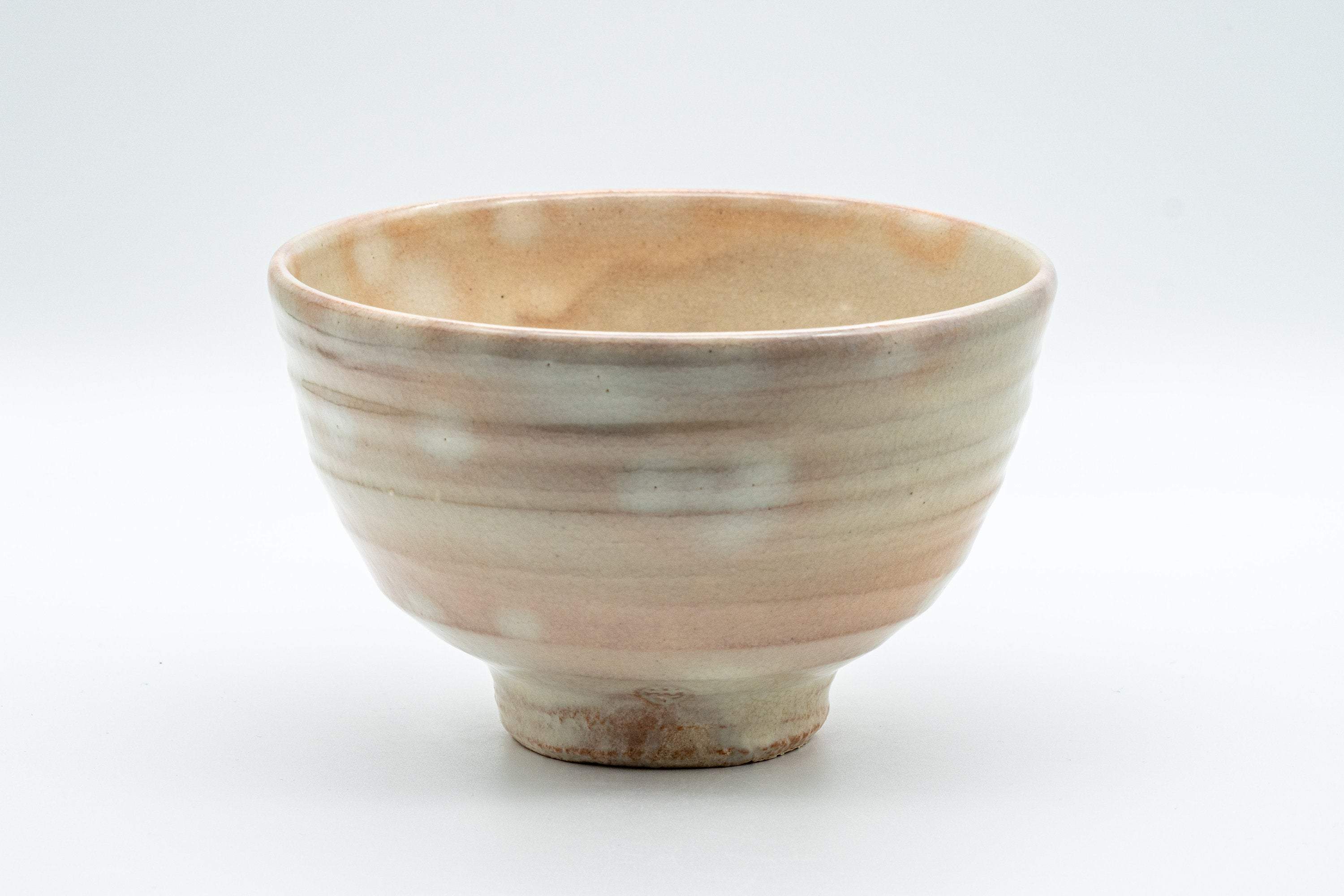 Japanese Matcha Bowl - Gohonte Wan-nari Hagi-yaki Chawan - 450ml