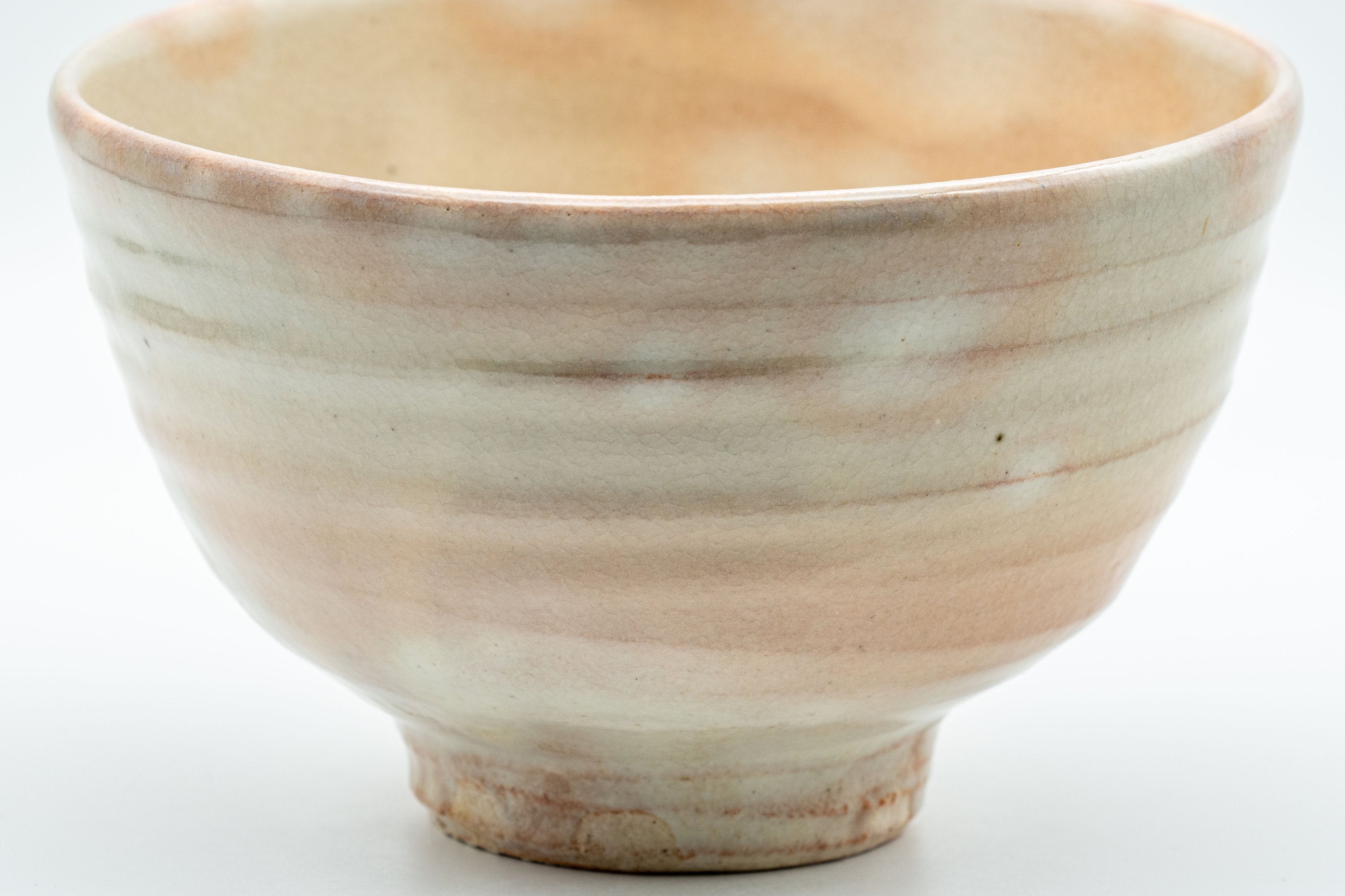 Japanese Matcha Bowl - Gohonte Wan-nari Hagi-yaki Chawan - 450ml