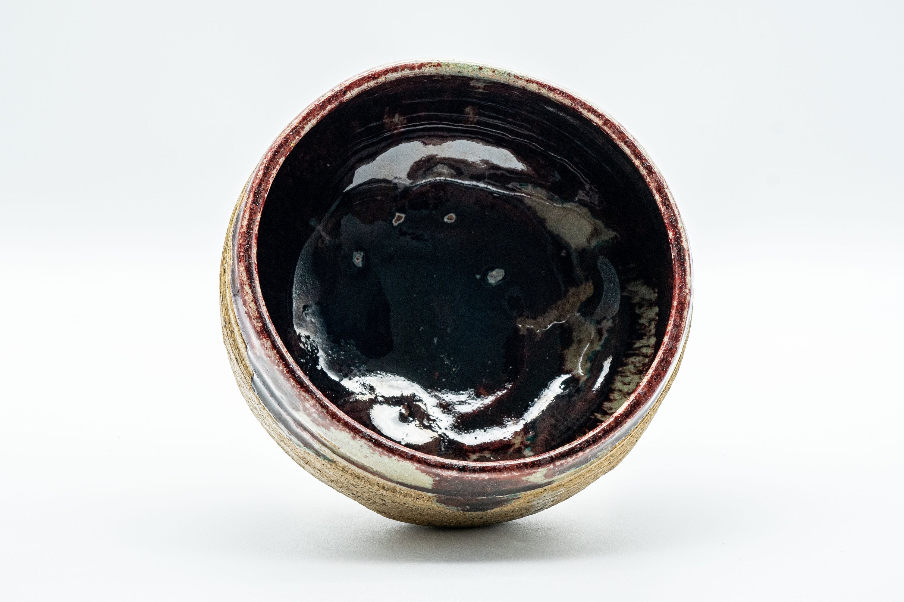 Japanese Matcha Bowl - 古仙堂 Kosendo Hantsutsu-gata Shigaraki-yaki Chawan - 450ml