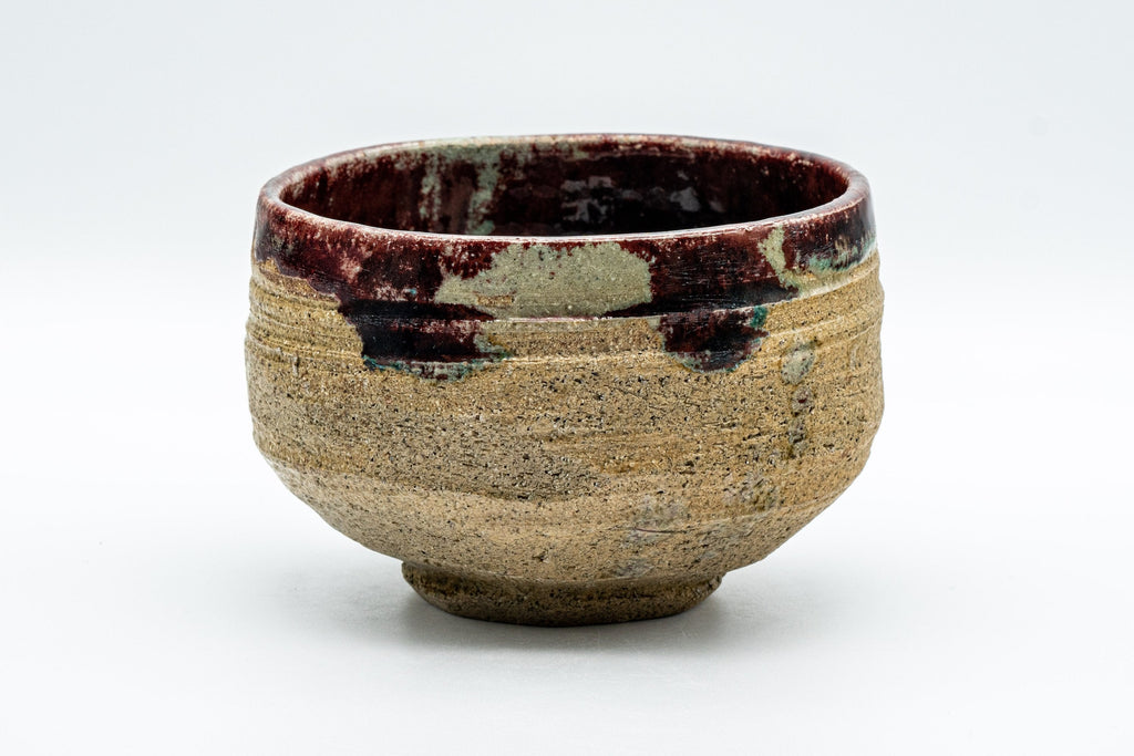 Japanese Matcha Bowl - 古仙堂 Kosendo Hantsutsu-gata Shigaraki-yaki Chawan - 450ml