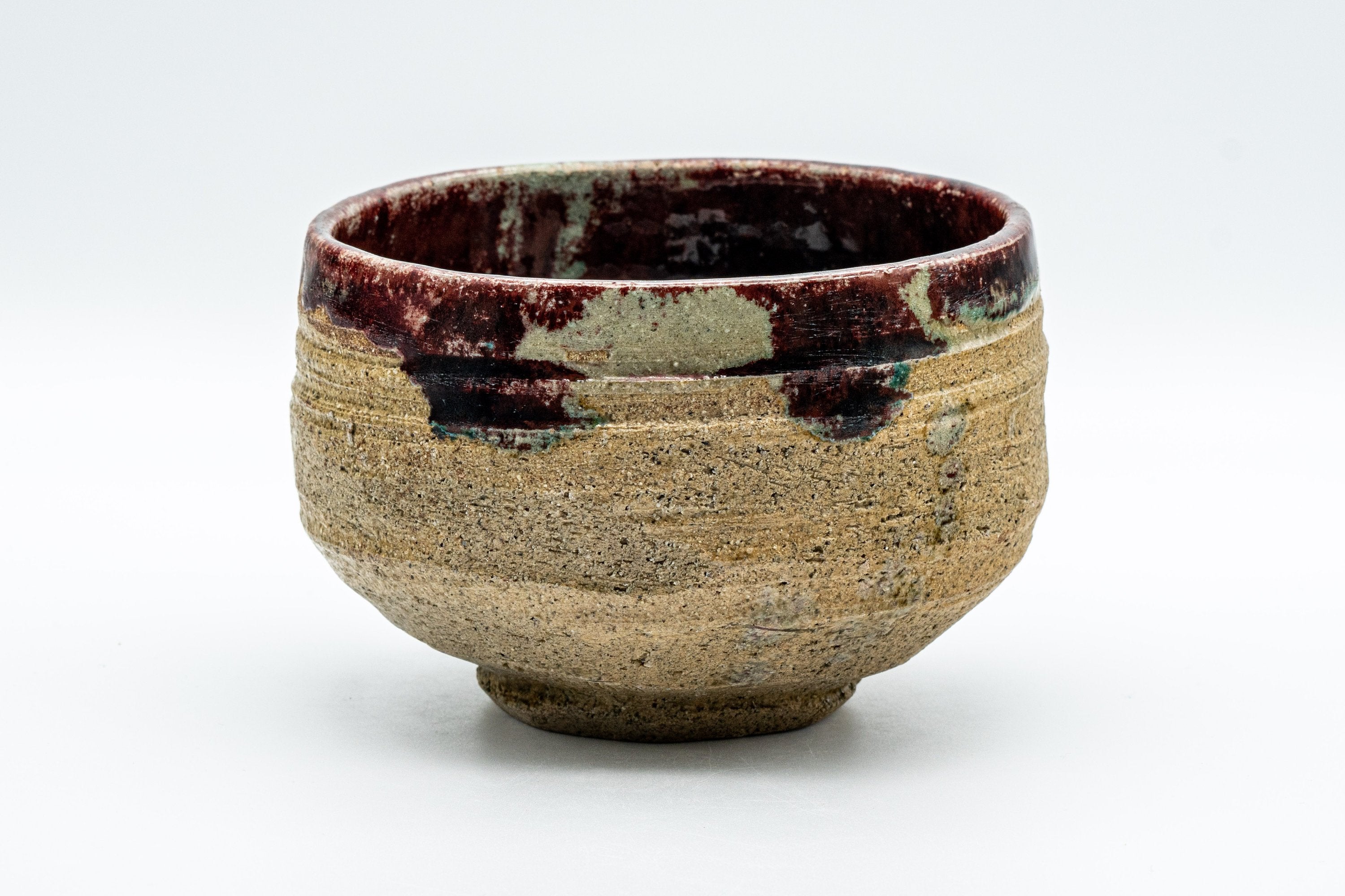 Japanese Matcha Bowl - 古仙堂 Kosendo Hantsutsu-gata Shigaraki-yaki Chawan - 450ml