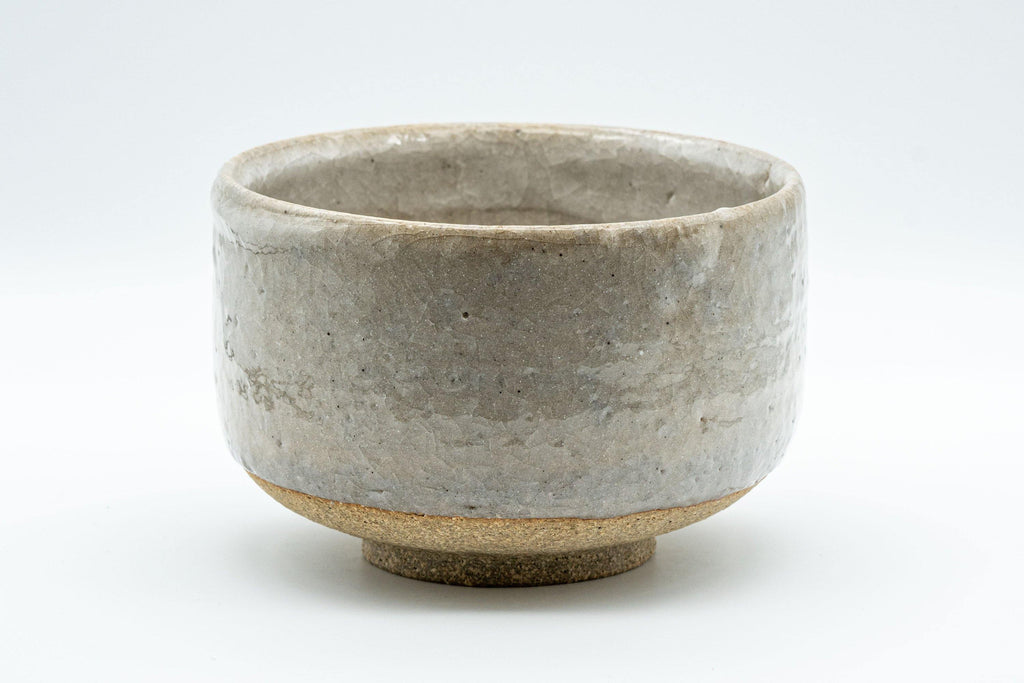 Japanese Matcha Bowl - Large Grey Glazed Hantsutsu-gata Chawan - 600ml