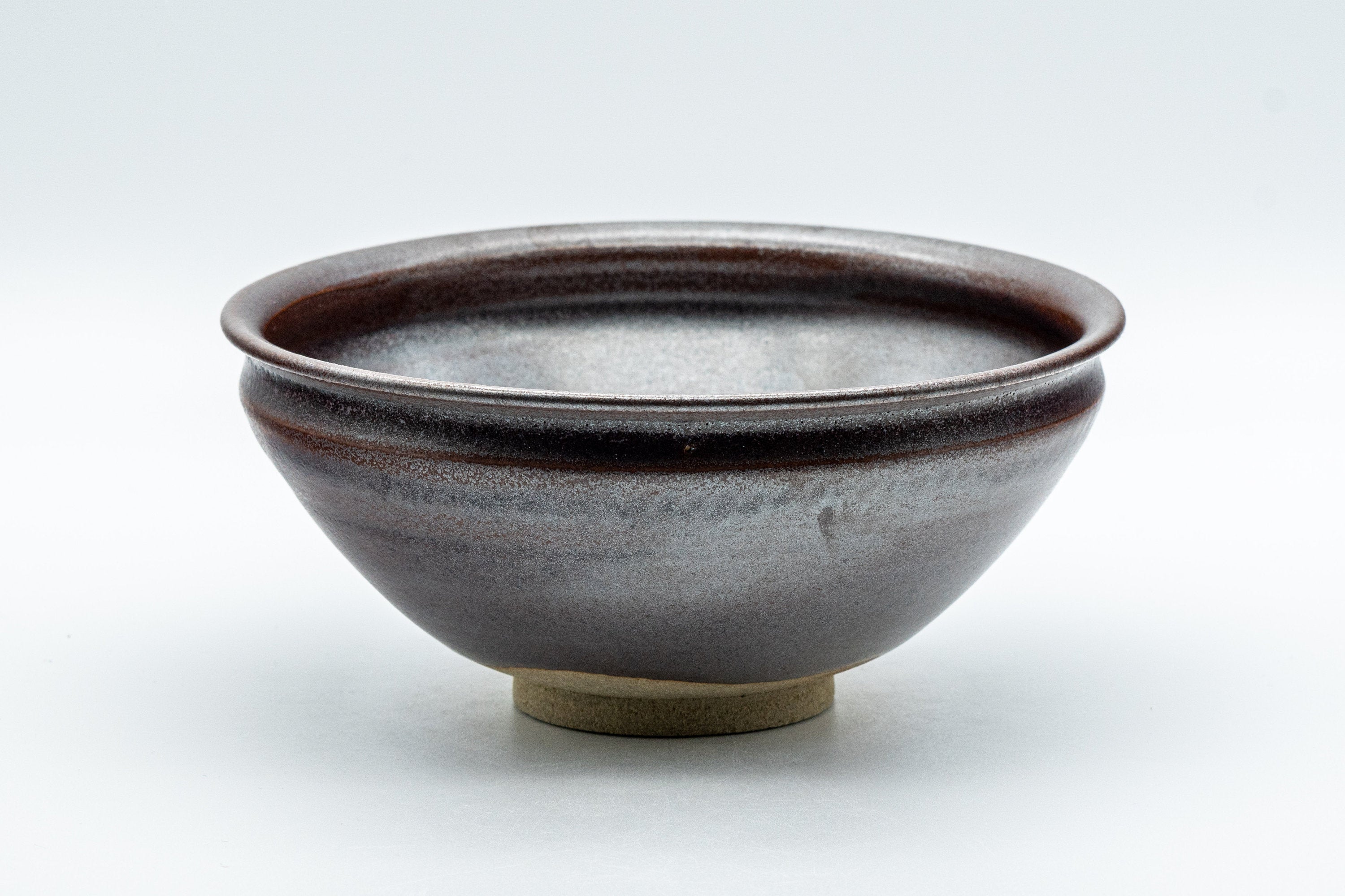 Japanese Matcha Bowl - Satiny Purple Tenmoku-gata Chawan - 250ml