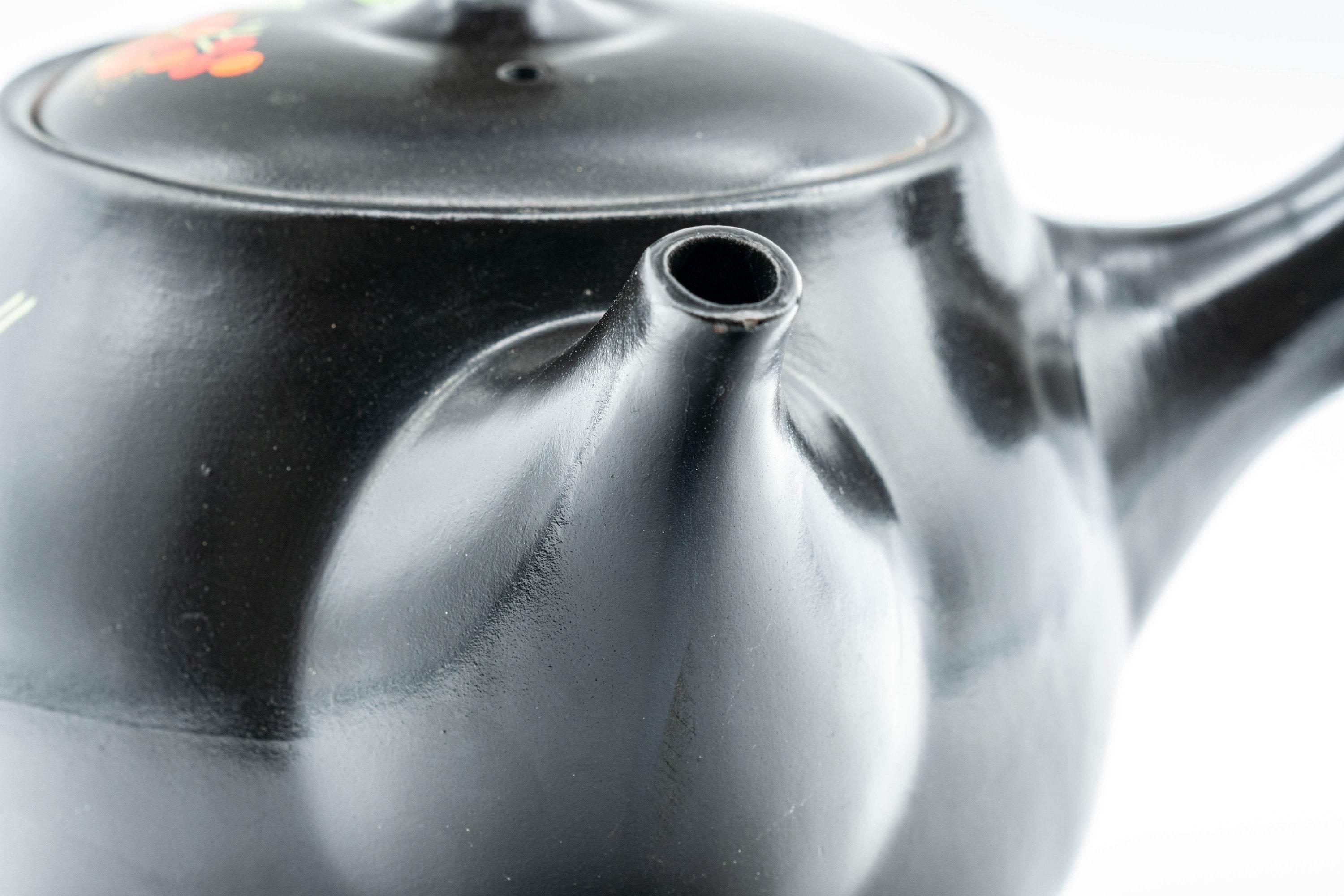 Japanese Kyusu - Black Kurodei Tokoname-yaki Teapot - 375ml