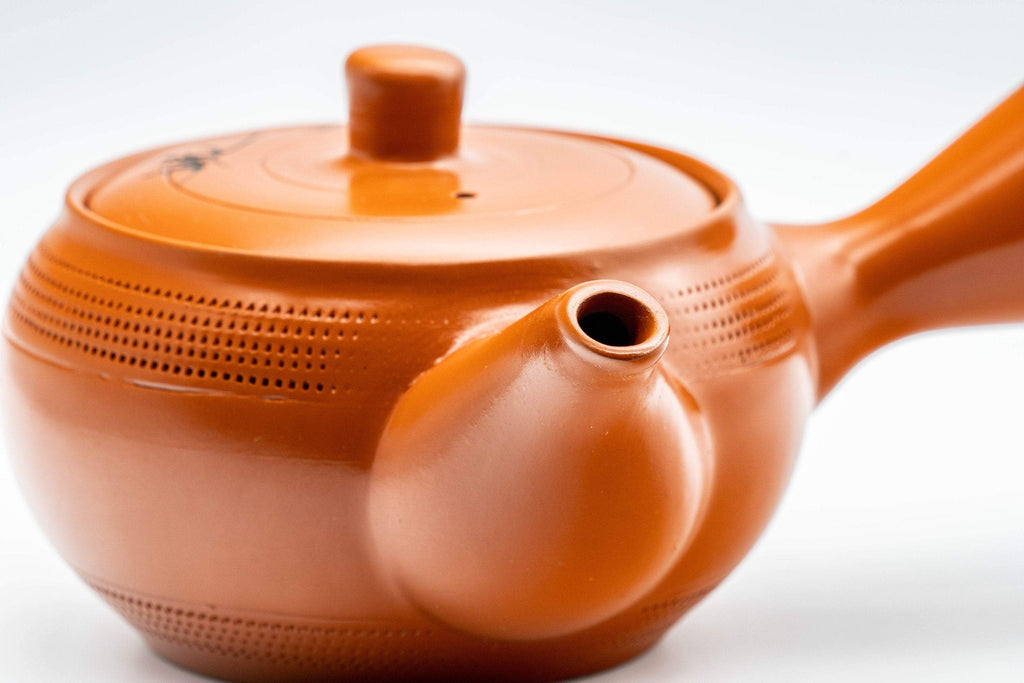 Japanese Kyusu - Bamboo Tokoname-yaki Teapot - 300ml
