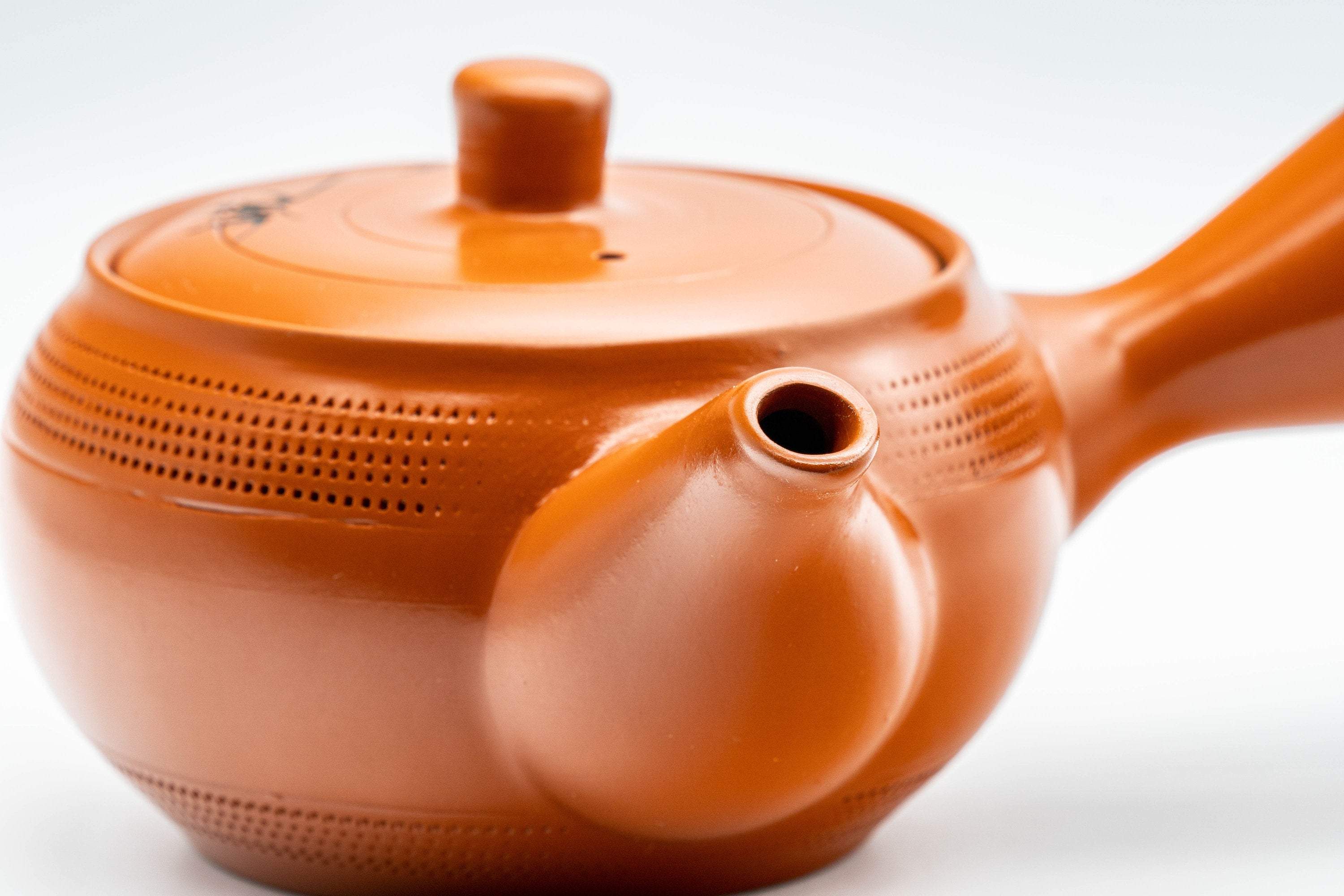Japanese Kyusu - Bamboo Tokoname-yaki Teapot - 300ml