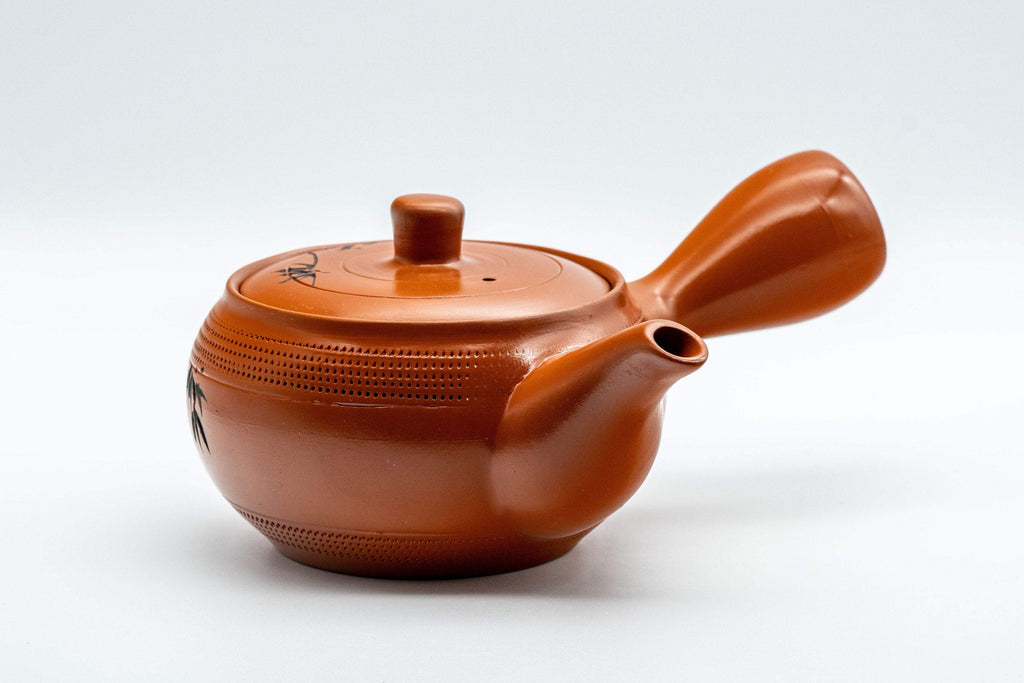 Japanese Kyusu - Bamboo Tokoname-yaki Teapot - 300ml